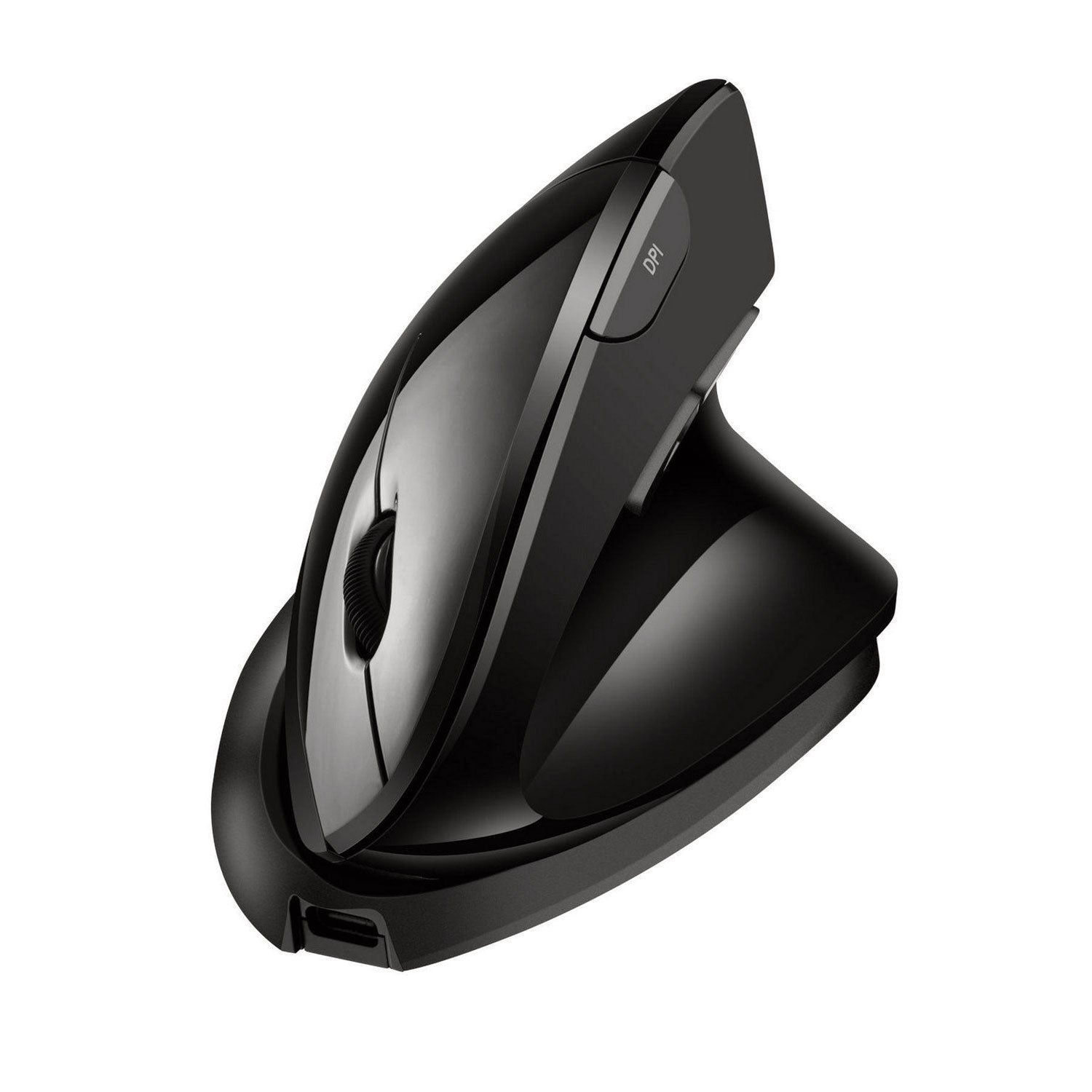 Adesso iMouse V30 Wireless Ergonomic Vertical Mouse - Adjustable, TAA Compliant, 2.4GHz with 30ft Range, Right-Handed (Black) - Perfect for Office Work, CAD Design & Reducing Wrist Pain