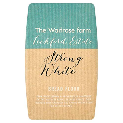 Waitrose Leckford Strong White Bread Flour 1.5kg (3.3 lb) - Premium High Protein Bread Flour for Artisan Baking, Sourdough, Pizza Dough & Homemade Bread - Ideal for Bakers & Home Cooks