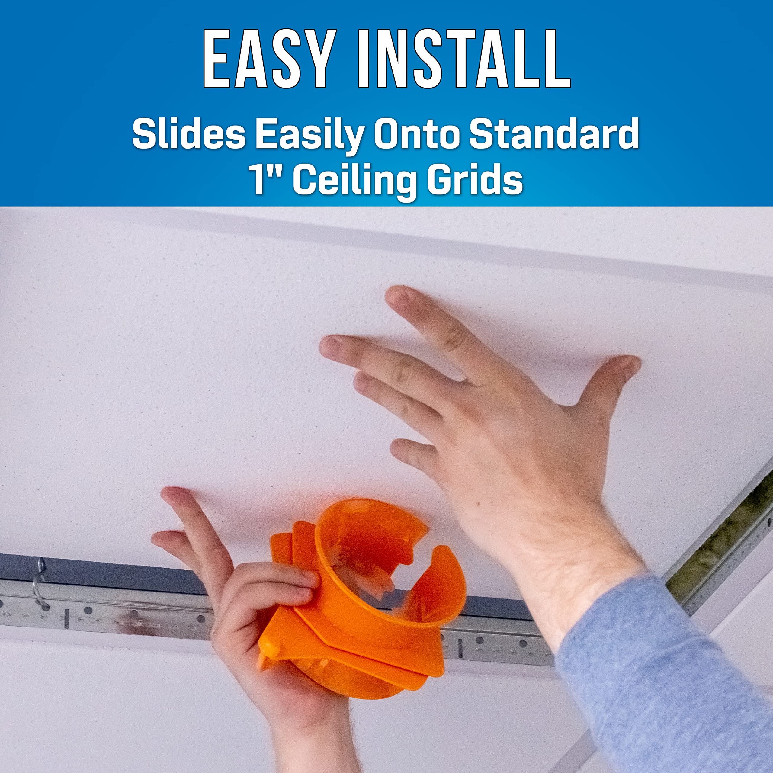 Jonard CPF-215 Cable Funnel - Orange Drop Ceiling Protector for Easy Wiring