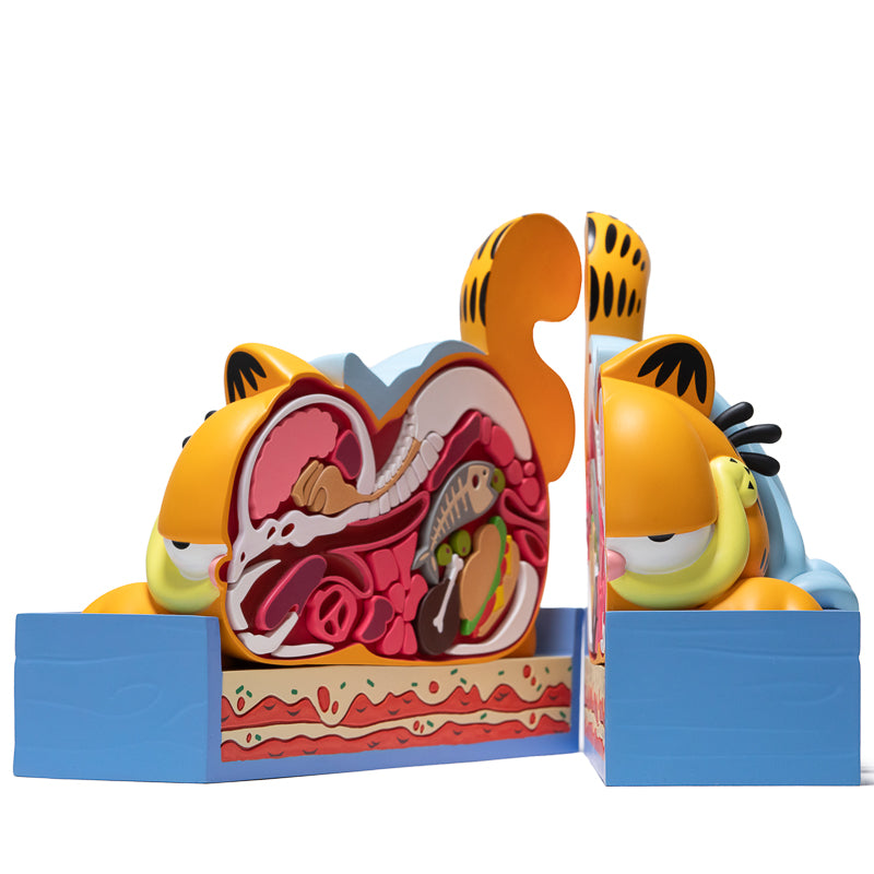 Mighty Jaxx XXPOSED Garfield Collectible Figure - Limited Edition Vinyl Art Toy for Home & Office Decor, Perfect Gift for Cartoon Fans