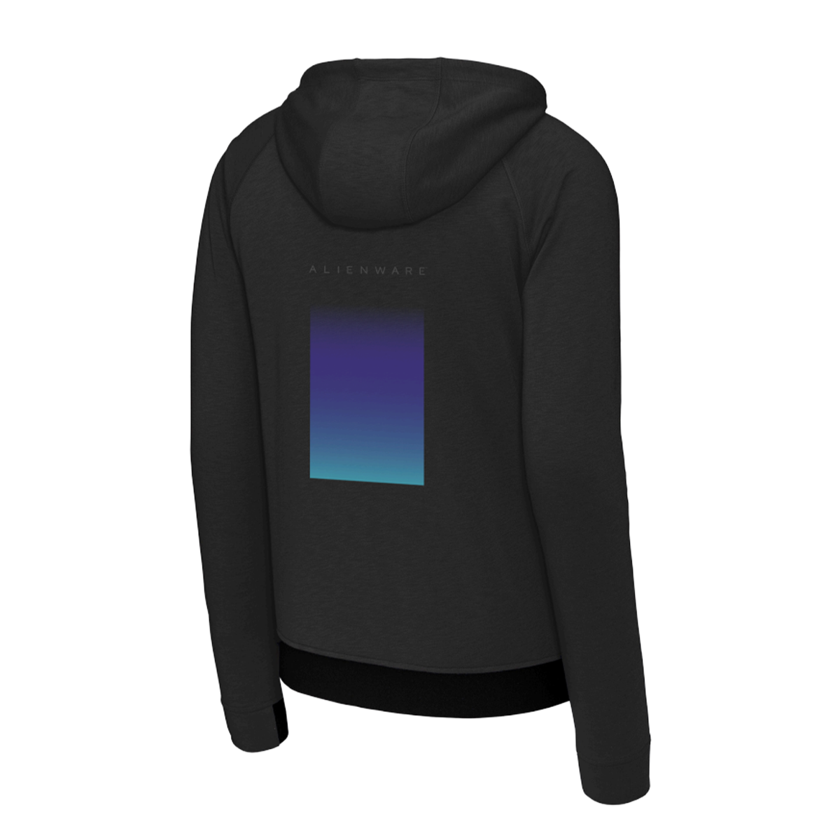 Alienware™ Black Zip Up Hoodie for Men - Stylish Gaming Hooded Sweatshirt for Esports, Casual Wear & Gamer Lifestyle