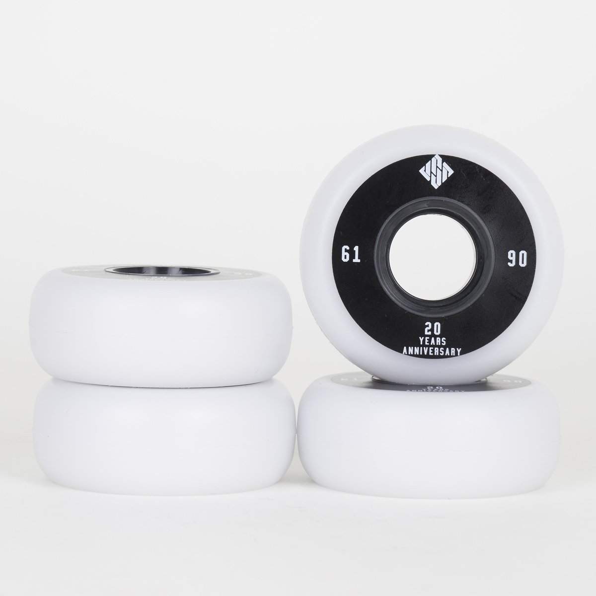 USD Team Wheels 61mm 90A Skateboard Wheels - High Performance for Street Skating and Park Riding