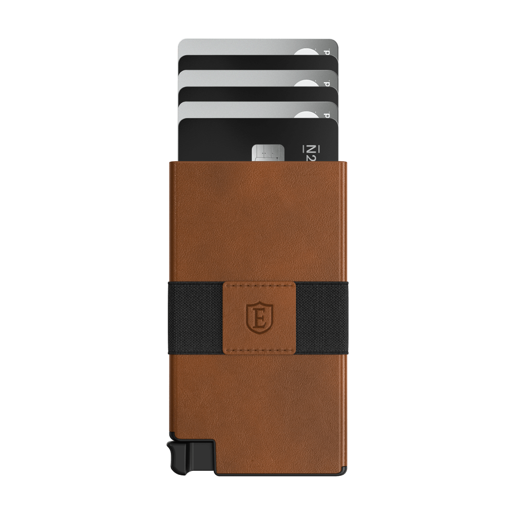 Premium Genuine Leather Card Holder - Slim RFID Blocking Wallet for Men & Women | Perfect for Business Cards, Credit Cards & ID | Ideal for Travel, Office & Everyday Use