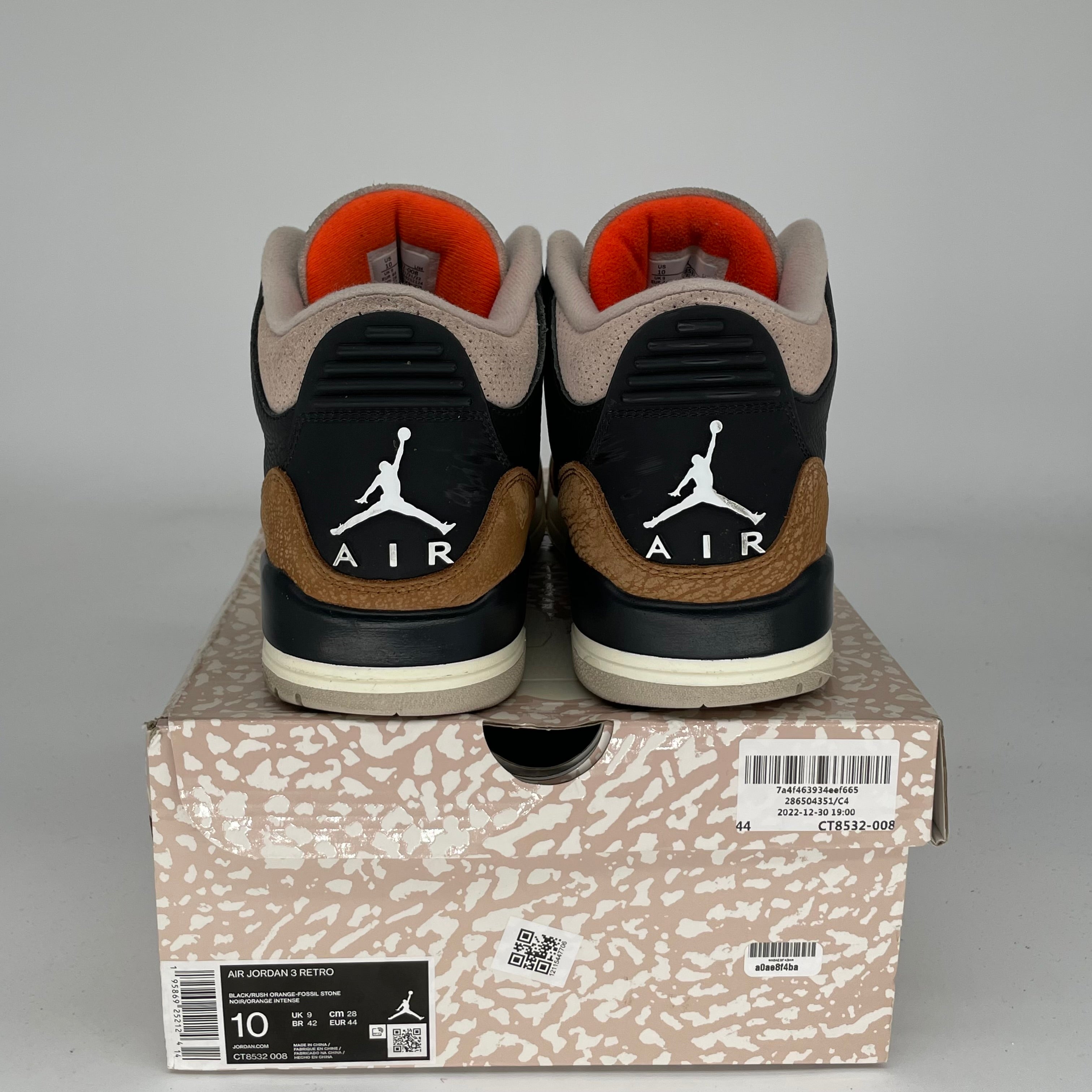AIR JORDAN 3 DESERT ELEPHANT Men's Basketball Shoes - Size 10 (CT8532-008) | Retro Sneakers for Streetwear & Casual Outfits