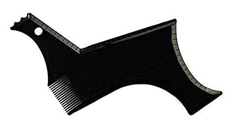 MAPPERZ Beard Shaping Tool for Men - Professional Beard Comb & Styling Kit for Perfect Beard Grooming (Pack of 1) - Ideal for Daily Use, Travel & Barbershop Grooming