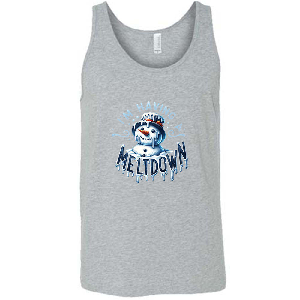 Unisex 'I'm Having A Meltdown' Funny Graphic T-Shirt - Comfortable Cotton Tee for Casual Wear, Stress Relief & Humor