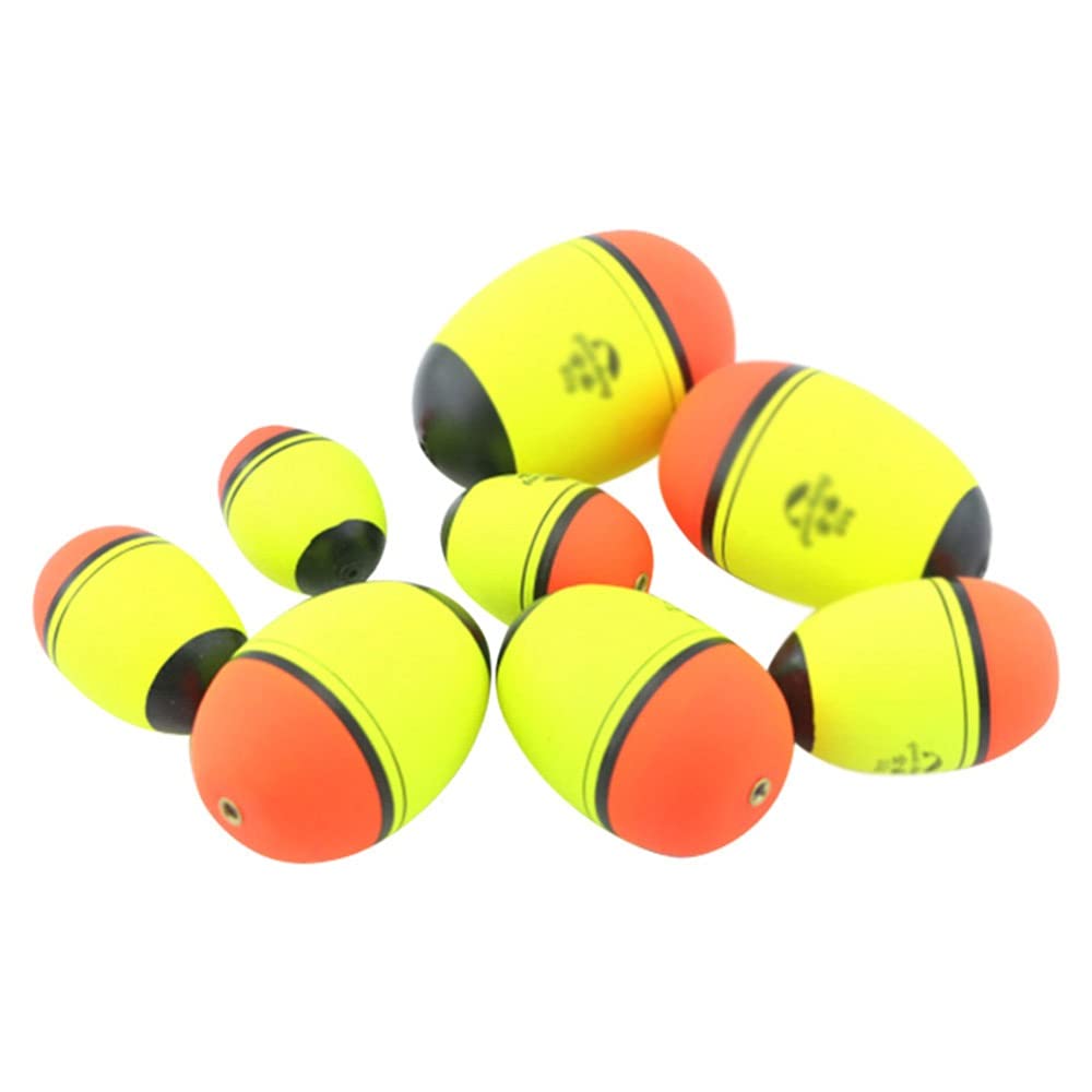10pcs EVA Fishing Floats 40G Foam Bobbers - High Buoyancy Tube Buoys for Ocean, Rock & Sea Fishing | Night Fishing Accessories | Perfect for Saltwater, Freshwater & Surf Fishing