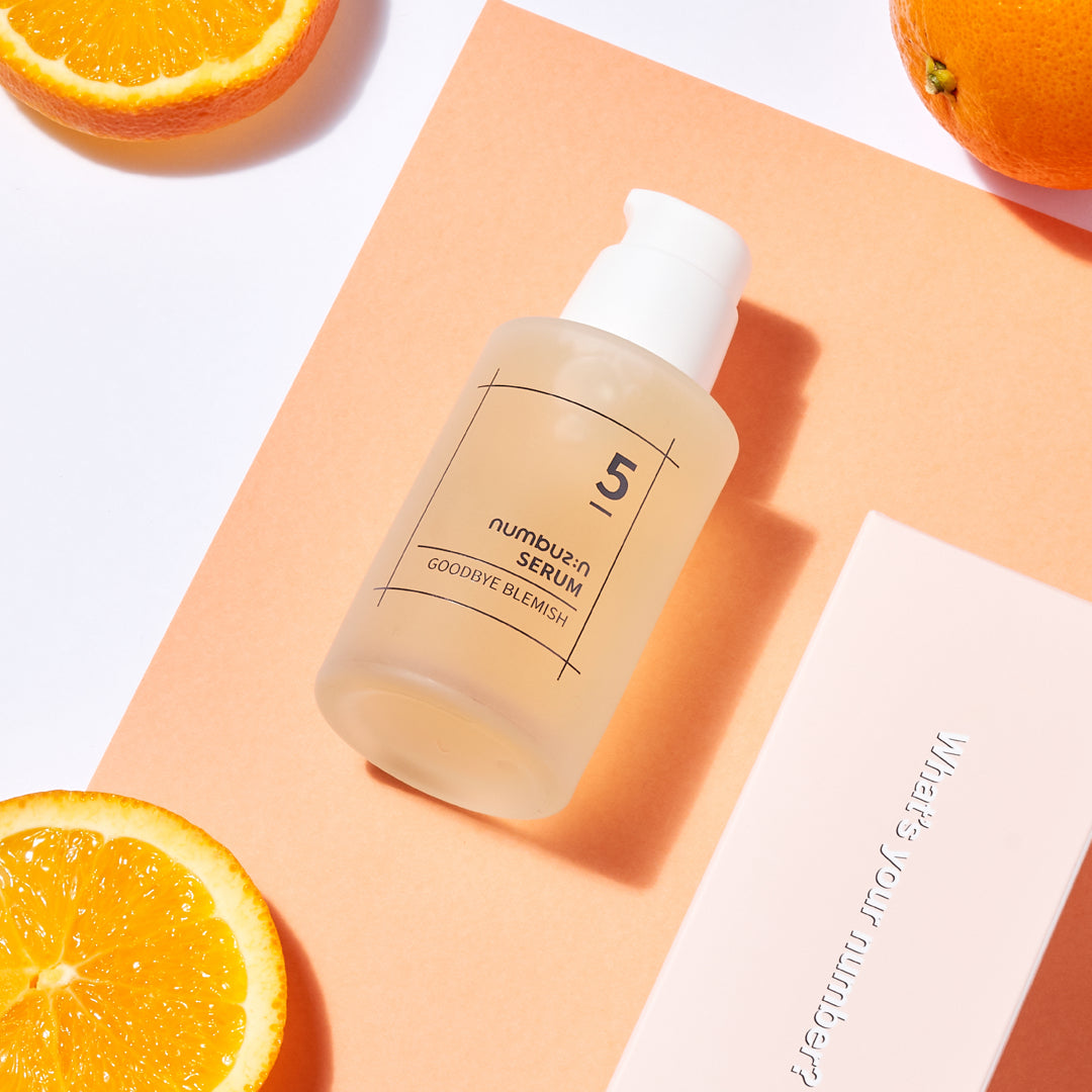 Numbuzin No.5 Goodbye Blemish Serum 50ml - Korean Acne Treatment for Clear Skin | Perfect for Nighttime Skincare Routine & Blemish-Prone Skin