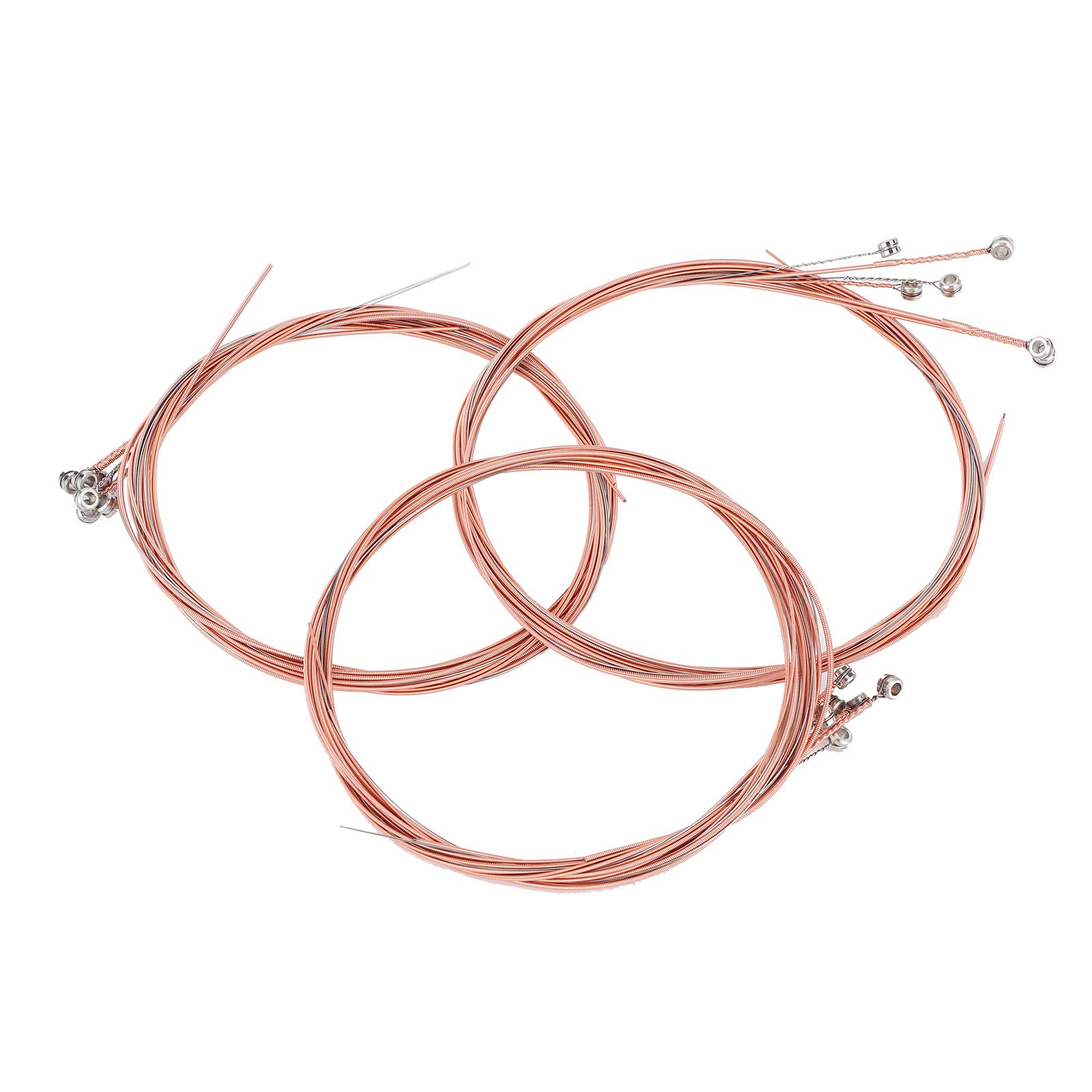 3 Sets 18Pcs Universal Acoustic Guitar Strings - Colorful Steel Folk Guitar String Replacement for Musical Instruments | Perfect for Beginners, Performers & Guitar Maintenance