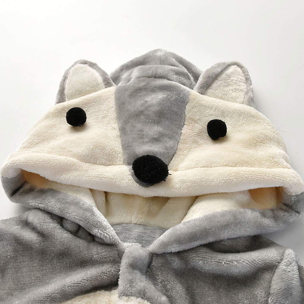 Warm Winter Snowsuits for Baby Boys & Girls 3-24 Months - Cute Fox Design Insulated Snow Wear Overcoat | Perfect for Outdoor Play & Cold Weather Protection