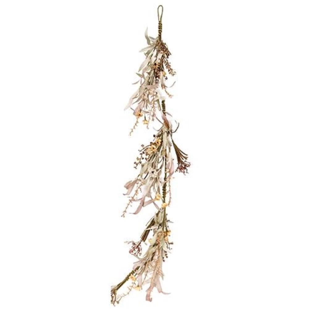5ft Autumn Faire Garland - Fall Leaf Vine Decor for Home, Wedding, Party & Seasonal Decoration | Perfect for Thanksgiving, Halloween & Harvest Festival Decor