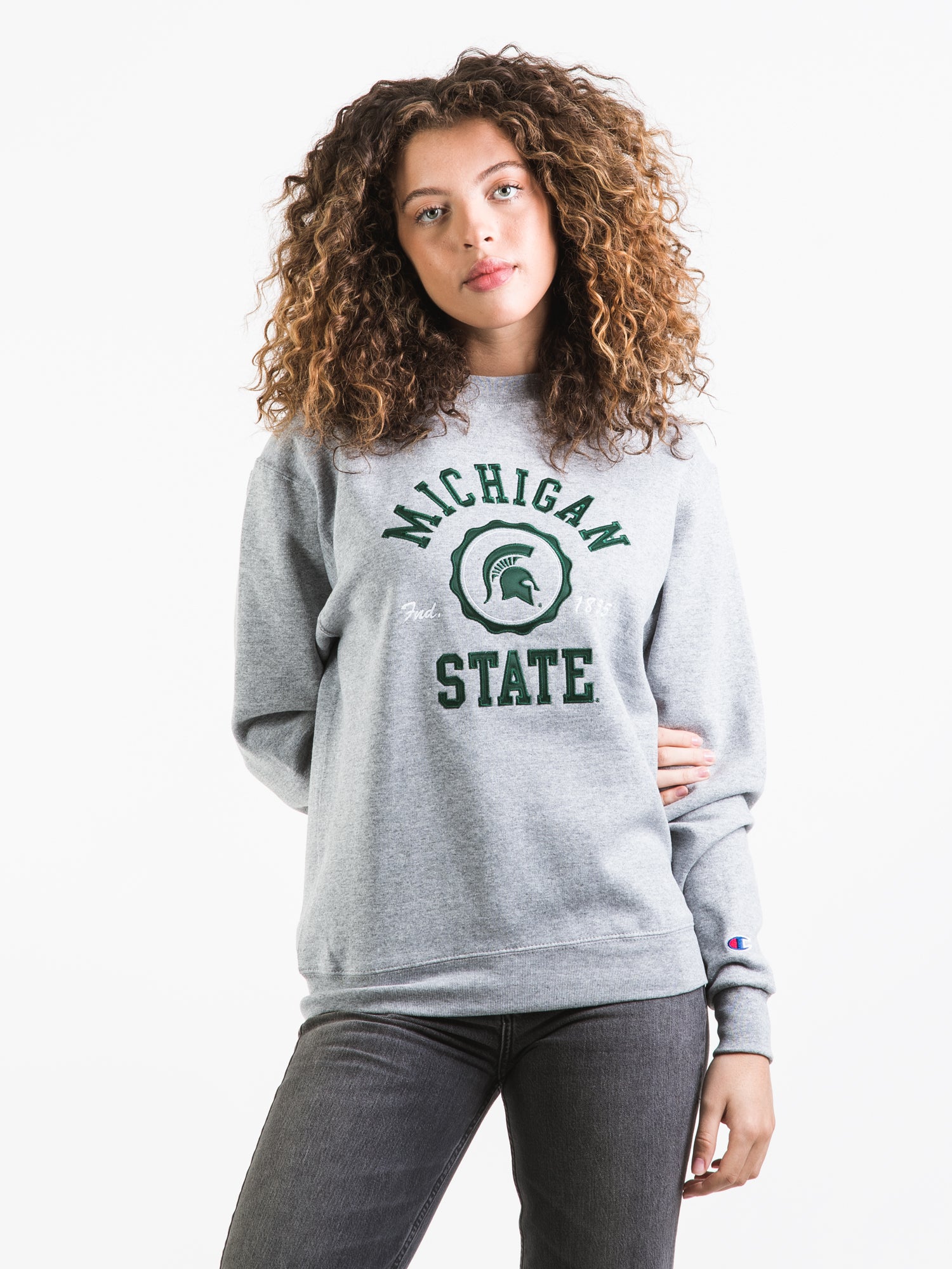 Champion Michigan Crewneck Sweatshirt - Men's & Women's Casual Pullover for College Fans | Perfect for Game Day, Campus Wear & Everyday Comfort