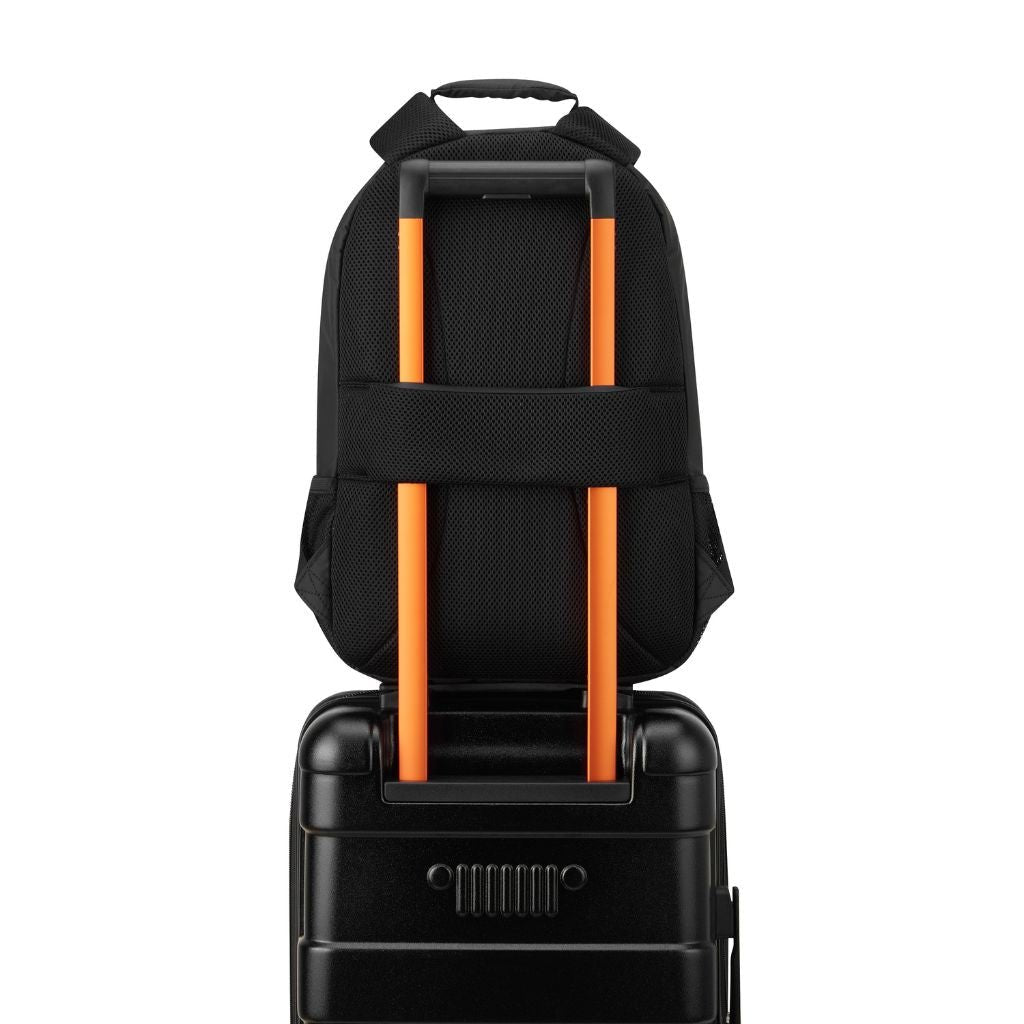 Jeep Duel Material 15.6 Inch Laptop Backpack for Men & Women - Water Resistant Black Computer Bag for Work, School, Travel & Daily Commute