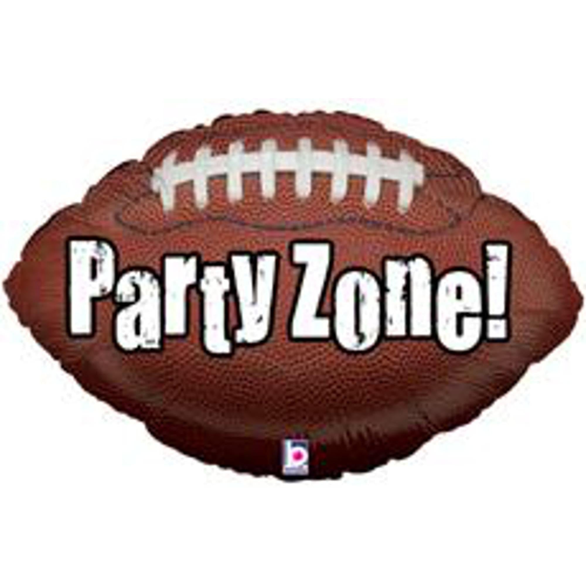 Football Party Balloons - 38 Pack of Shaped Balloons for Sports Themed Decorations, Birthday Parties & Game Day Celebrations