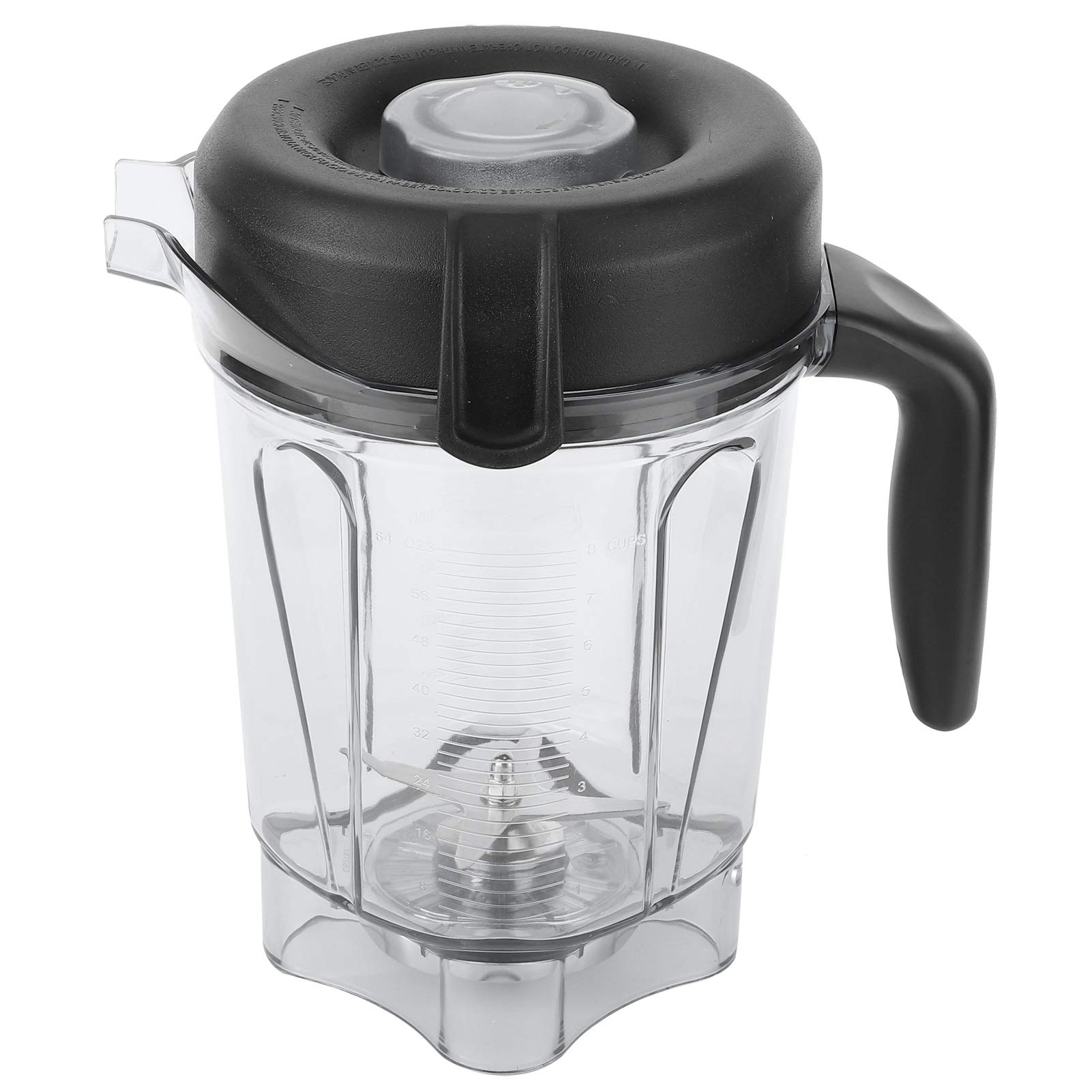 Vitamix 64oz Blender Container Replacement - Transparent Food Grade Pitcher with Blade Lid Accessories, Compatible with Vitamix 5300 & G-Series Machines - Perfect for Smoothies, Soups & Nut Butters