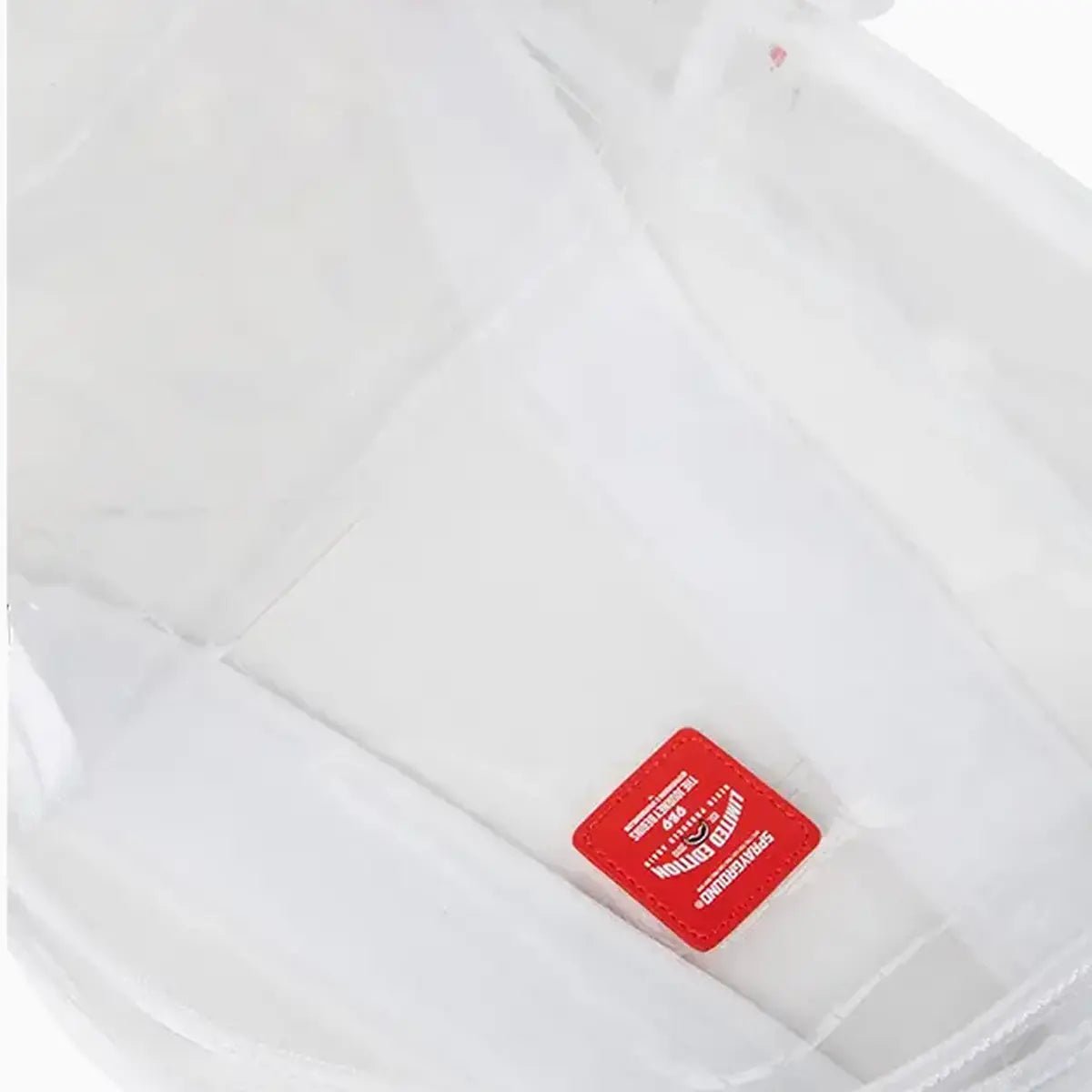 Clear Vision Sharks In Paris 100 All Clear Deluxe Backpack - Stylish Transparent School Bag for Students & Travelers