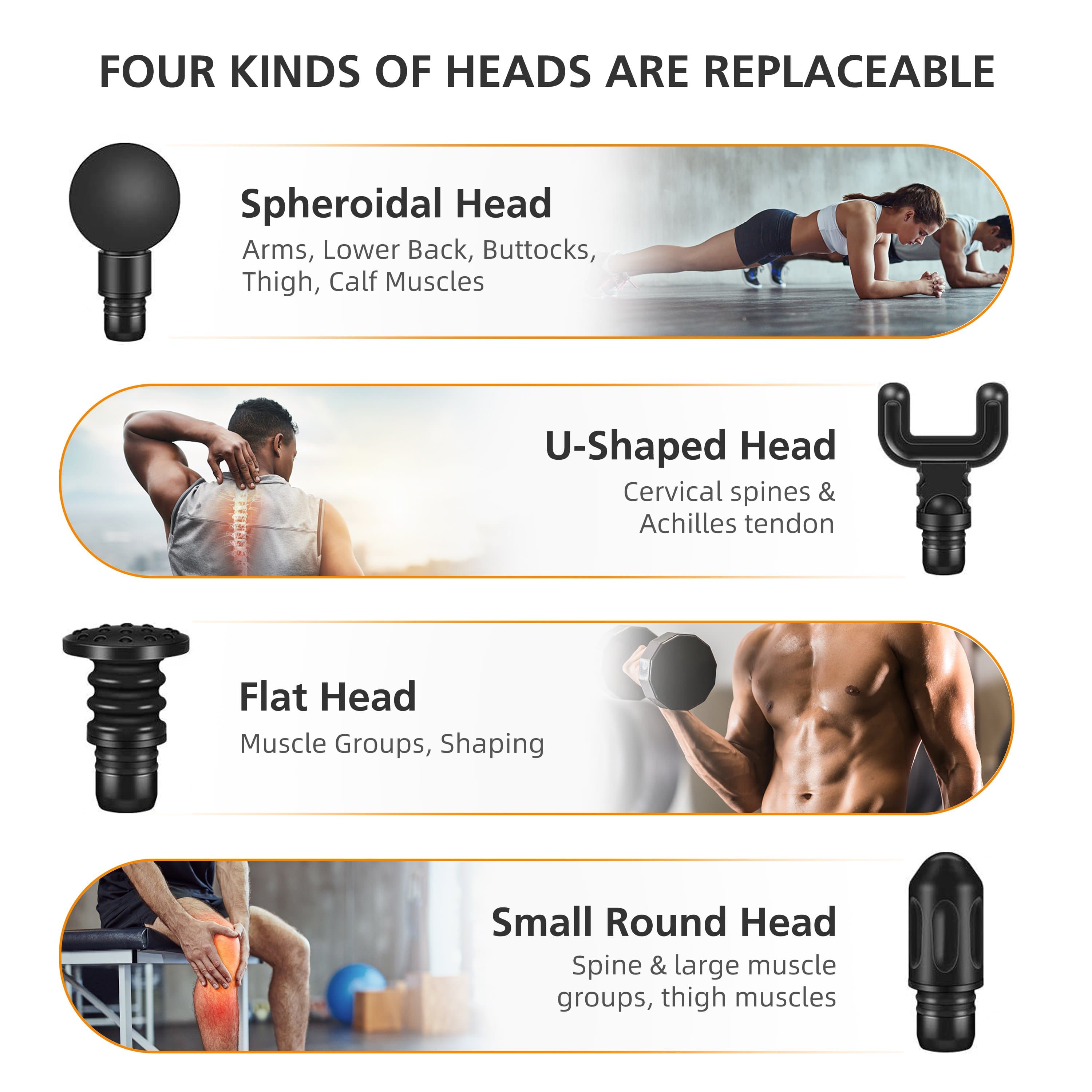 Snailax Cordless Deep Tissue Massage Gun - Portable Percussion Therapy Device for Muscle Pain Relief, Recovery & Relaxation - Perfect for Athletes, Gym Workouts & Home Use