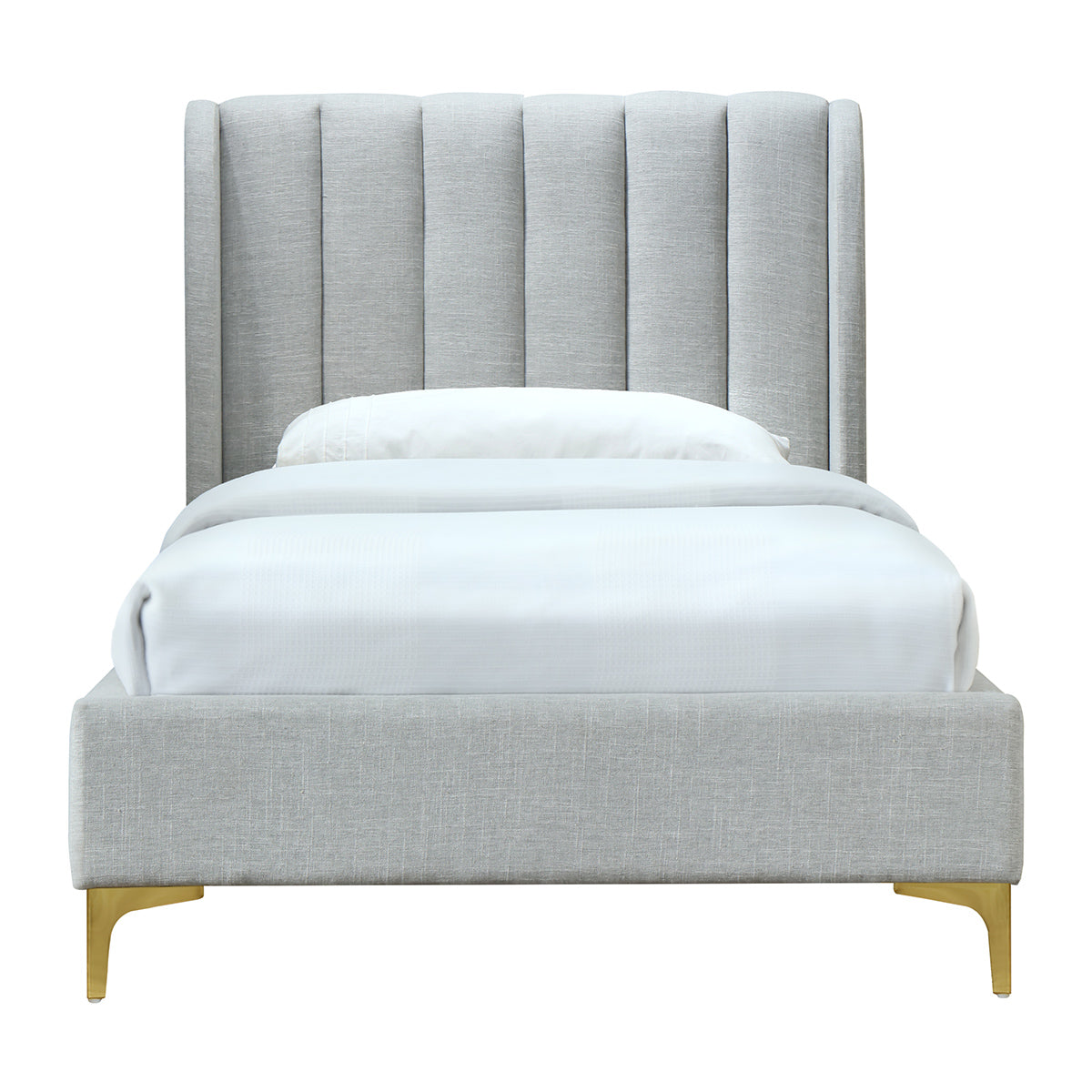 Premium Georgia Fabric King Single Bed - Soft, Durable & Breathable for Ultimate Comfort | Perfect for Guest Rooms, Dorms & Small Spaces