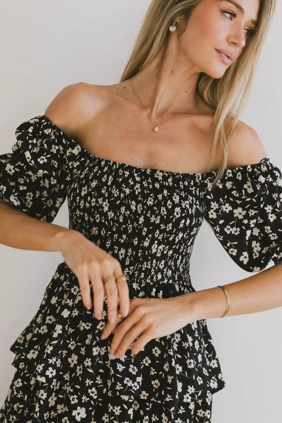 Stylish Hart Tiered Maxi Dress for Women - Flowy Summer Beach Dress - Perfect for Vacations, Parties & Casual Outings - FINAL SALE