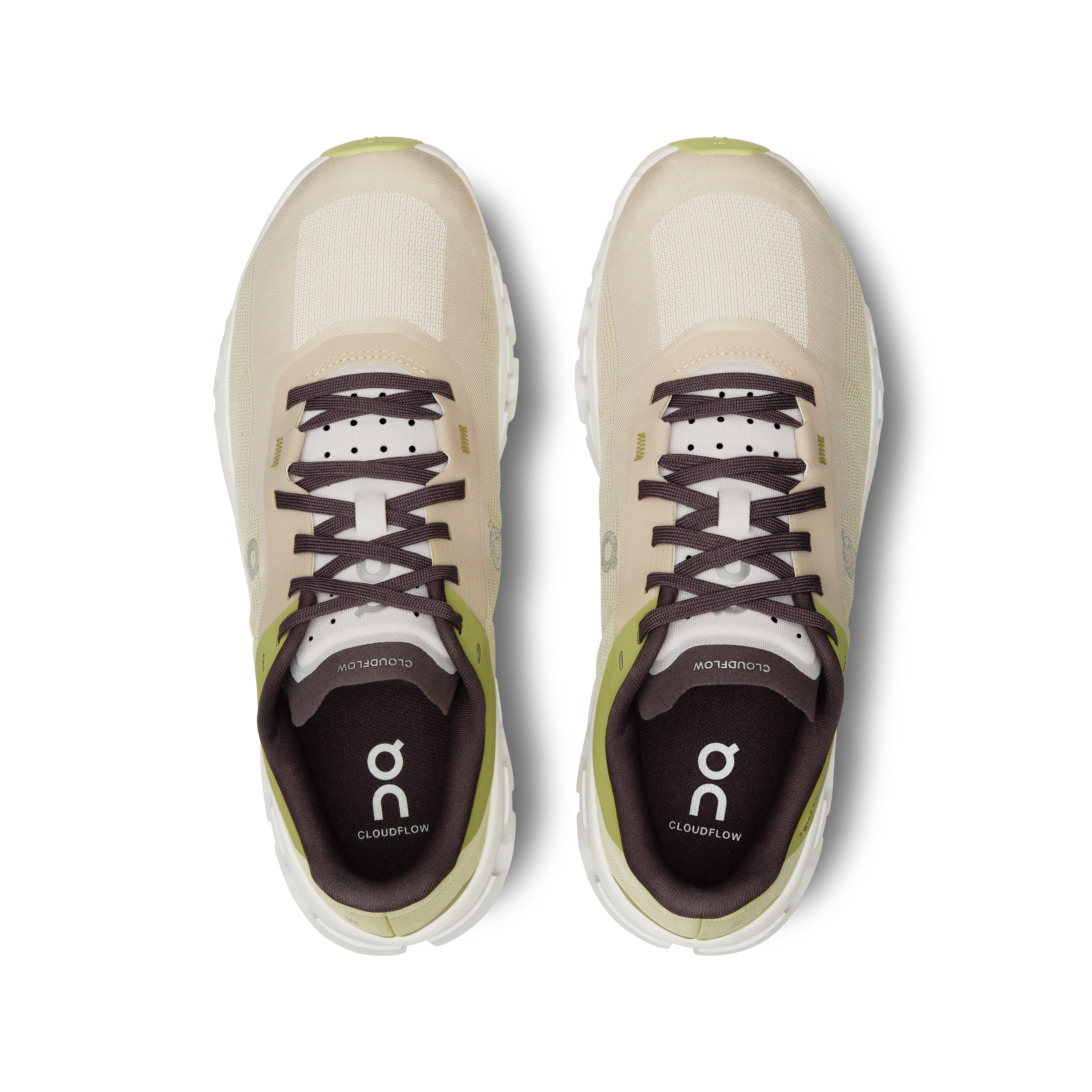 On Running Men's Cloudflow 4 Running Shoes - Lightweight & Breathable for Marathon Training & Road Running - Zest/Frost Colorway