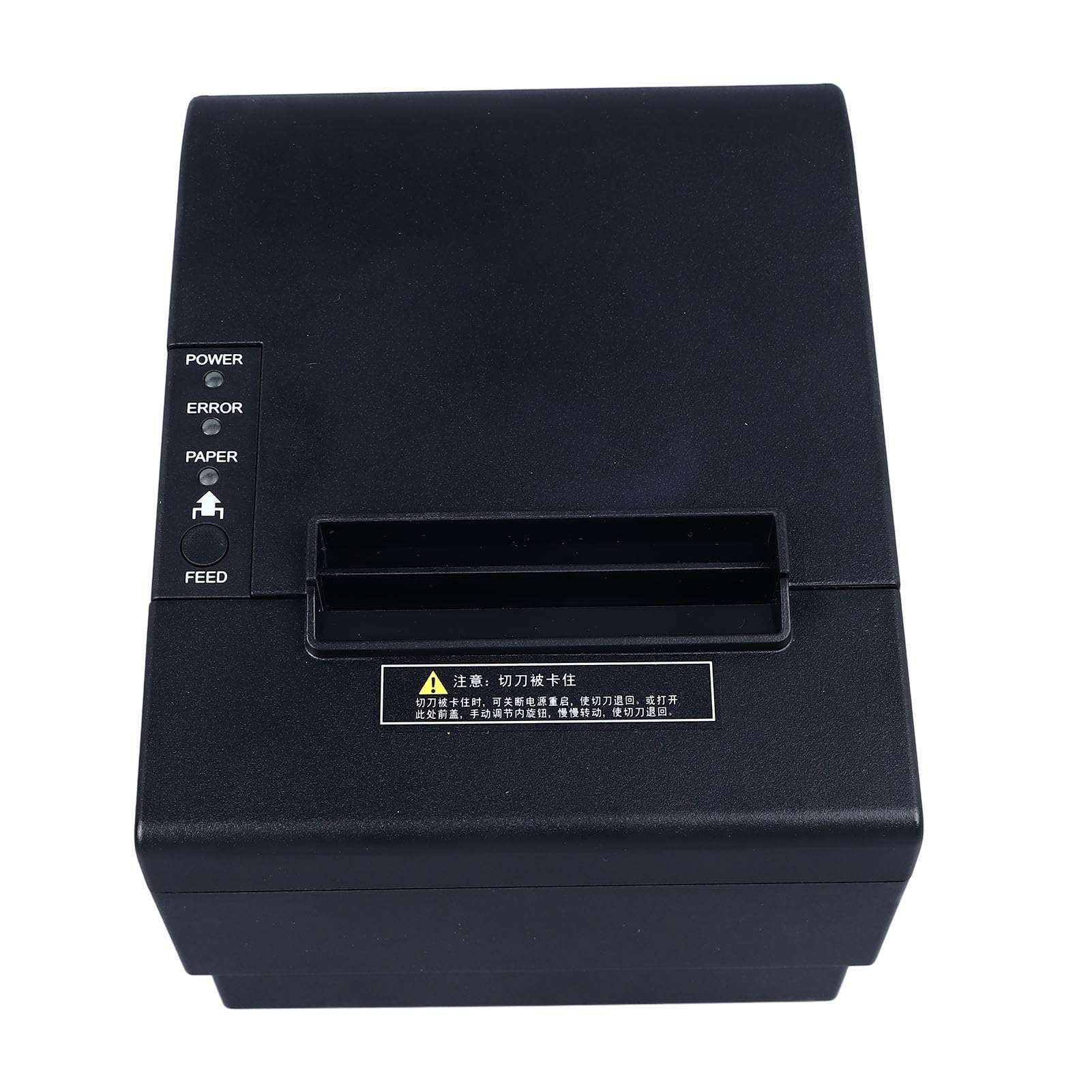 Syrisora 80mm Thermal POS Printer - USB & Bluetooth Receipt Printer for Restaurant, Kitchen, Retail with Auto Cutter - 100-240V US Plug - Ideal for Fast Food, Coffee Shops & Small Businesses