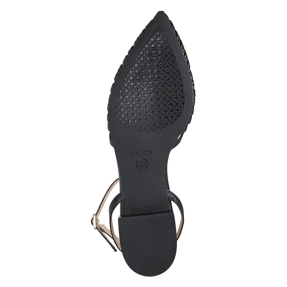 Geox Women's Charyssa A Pointed Toe Ballet Flats - Comfortable & Stylish Shoes for Work, Office & Casual Wear
