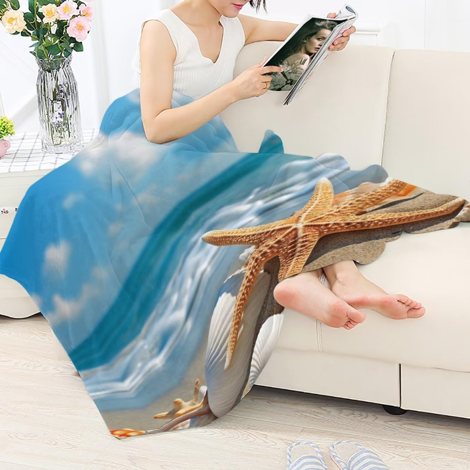 DISNIMO Soft Fleece Throw Blanket - 55.1