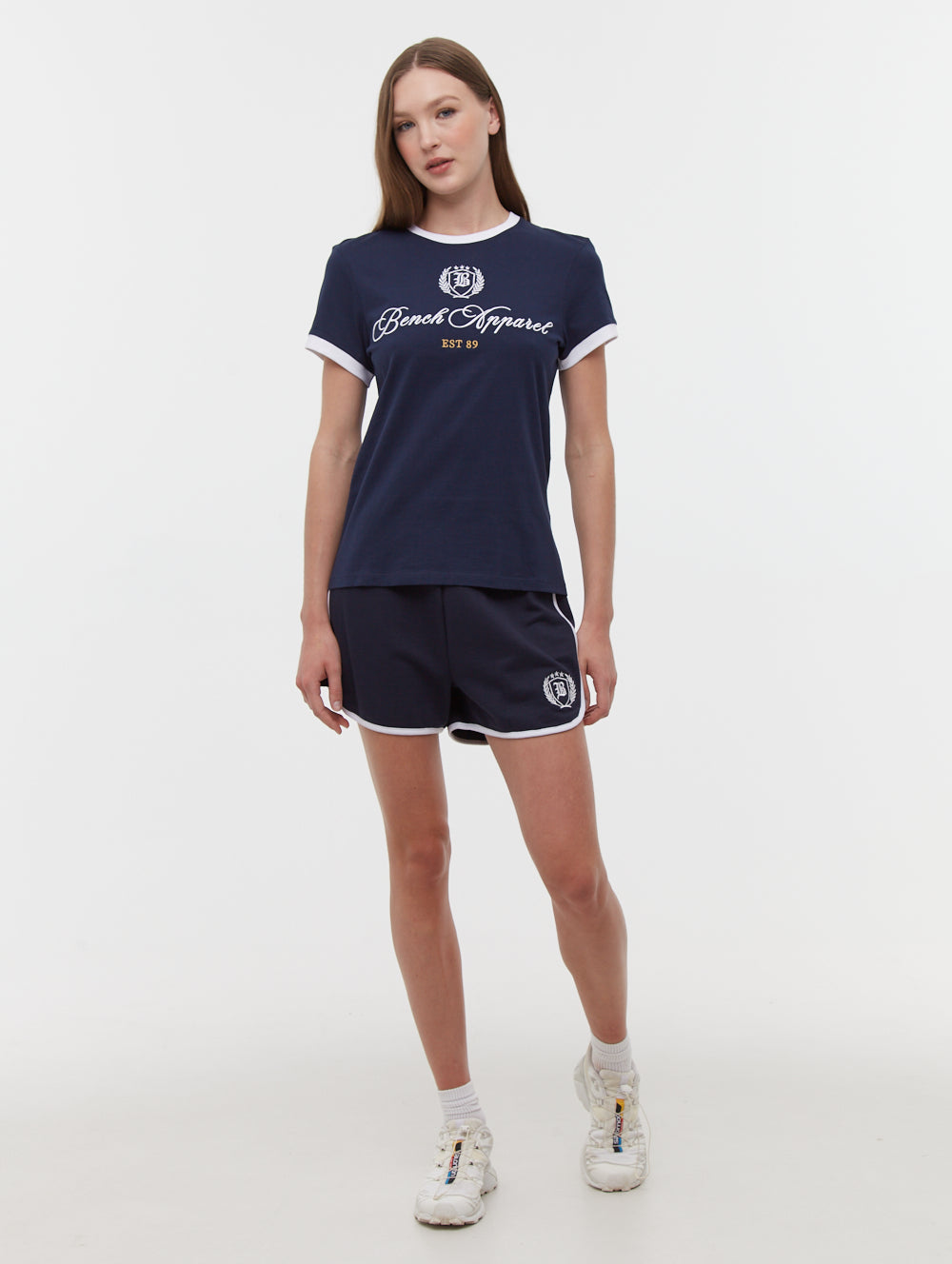 Vivica Embroidered Ringer T-Shirt for Women | Vintage Style Cotton Blend Top | Casual Wear, Summer Outfits & Boho Fashion