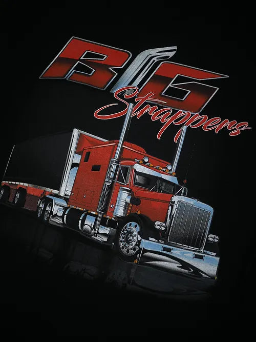 Big Strappers Long Haul Tee - Comfortable Oversized T-Shirt for Men & Women - Perfect for Travel, Workouts, and Casual Wear