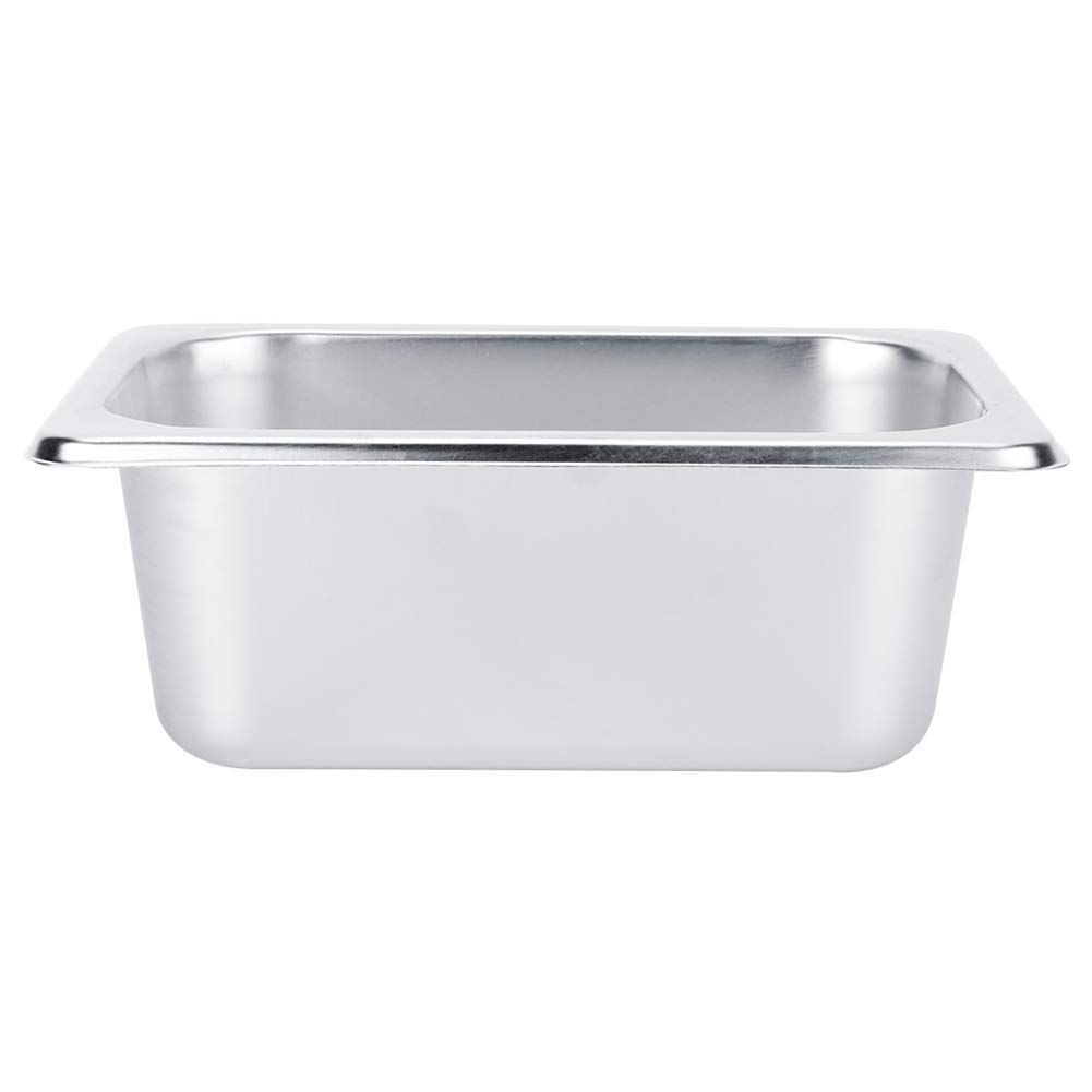 Stainless Steel Buffet Basin - Square Food Container for Plates, Pots & Trays | Perfect for Catering, Buffets & Party Serving