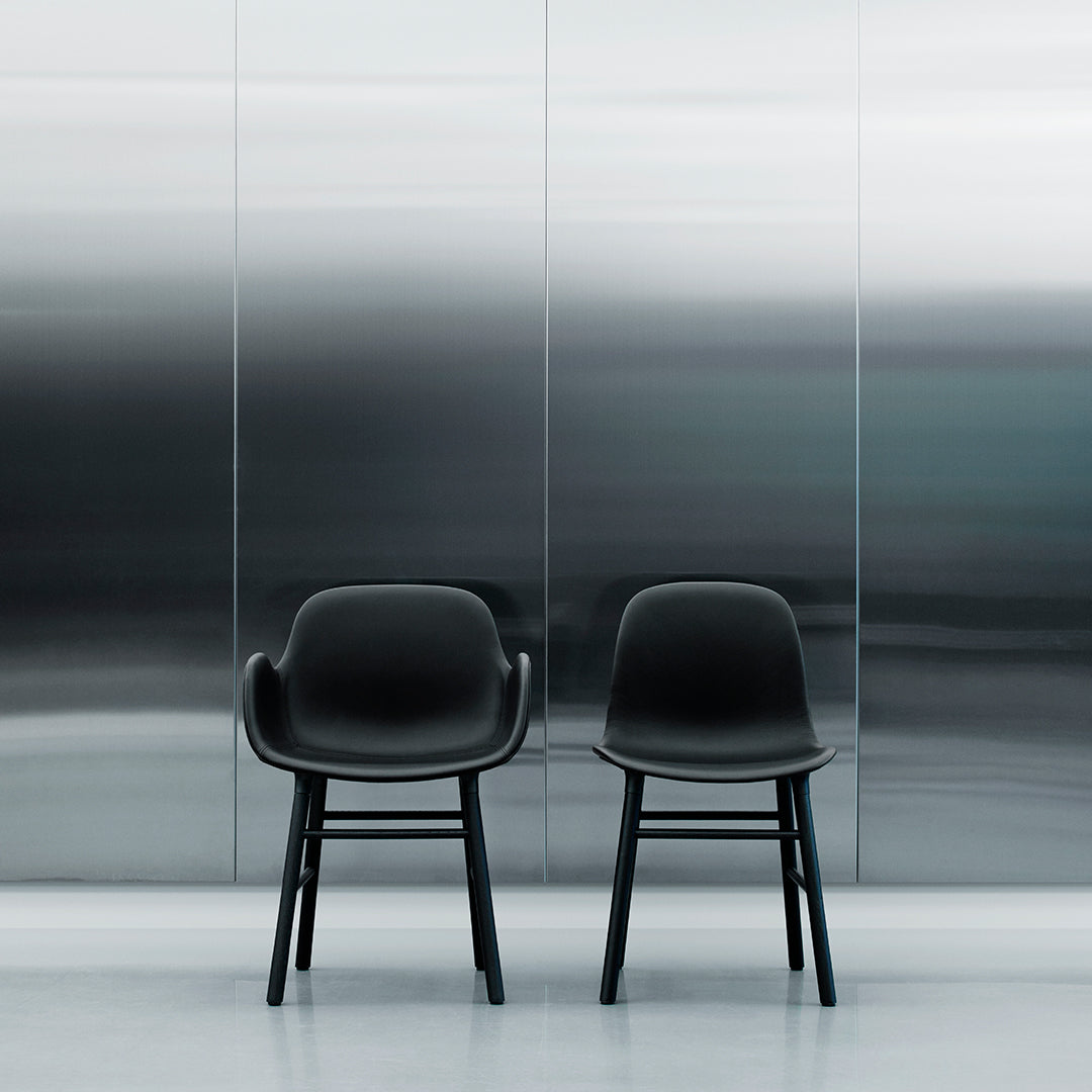 Modern Form Chair with Sturdy Wooden Legs - Perfect for Dining Room, Office, or Living Room Decor