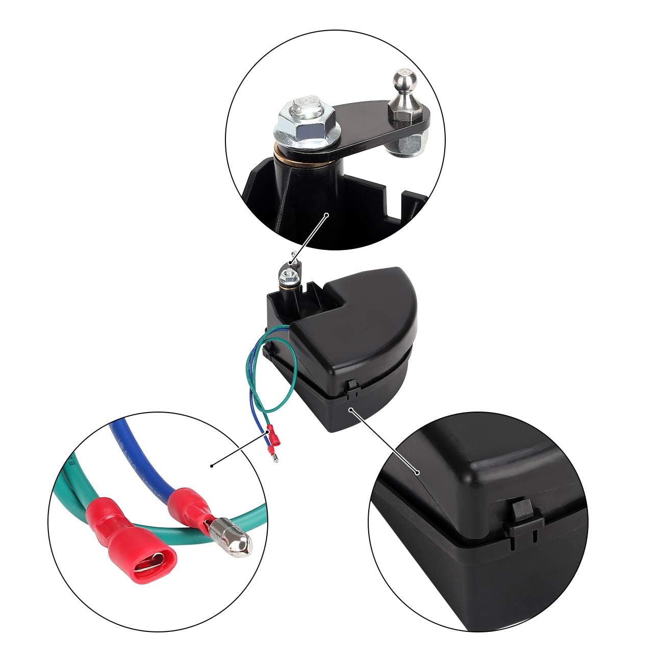 Club Car DS 36V Golf Cart V-Glide Wiper Switch Assembly (1988-Up) - OEM #1016140 - Compatible with 10L0L Models - Perfect for Golf Cart Maintenance & Repairs