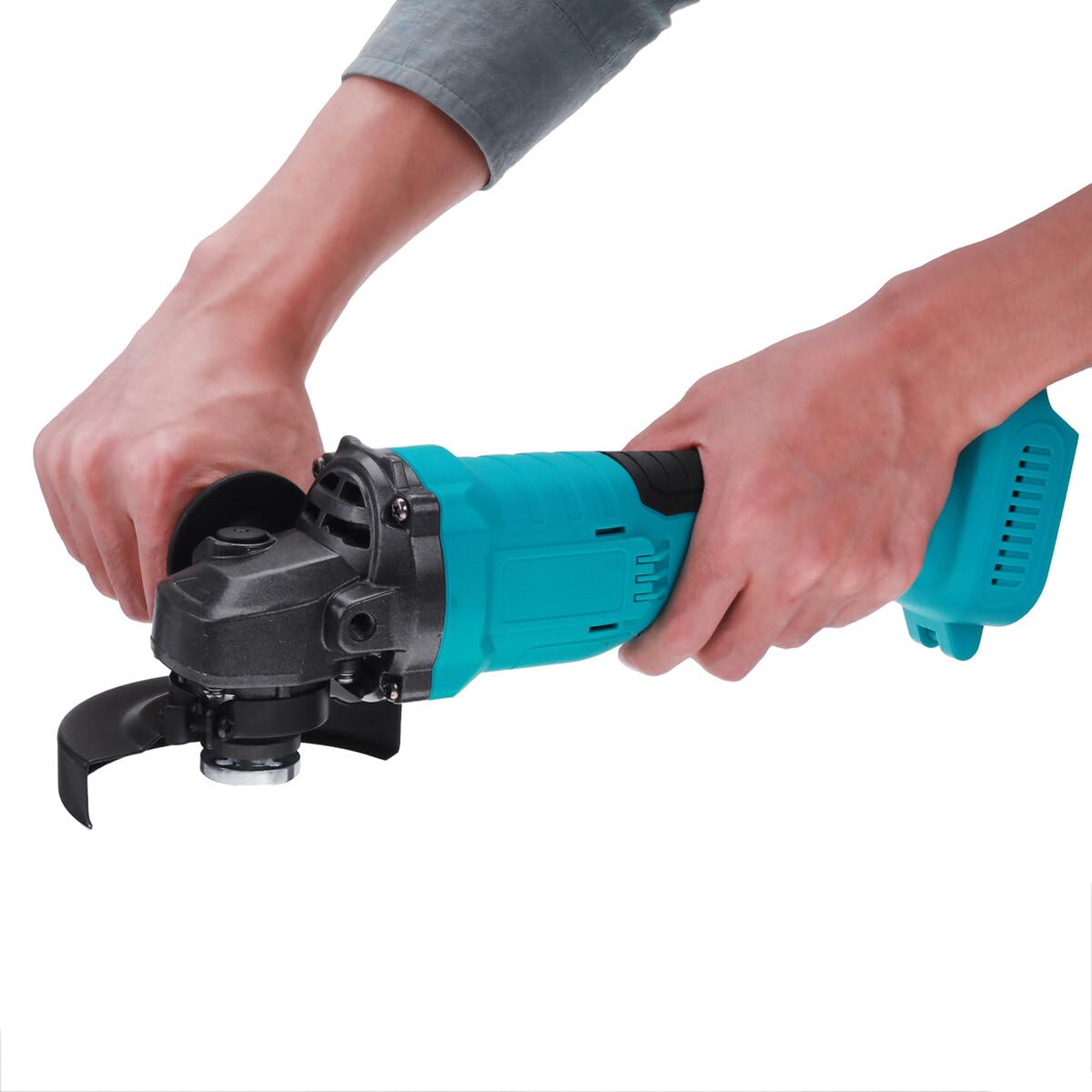 13000RPM 100mm Cordless Brushless Angle Grinder with M18 Battery - Perfect for Metal Cutting, Grinding & Polishing in Construction and DIY Projects