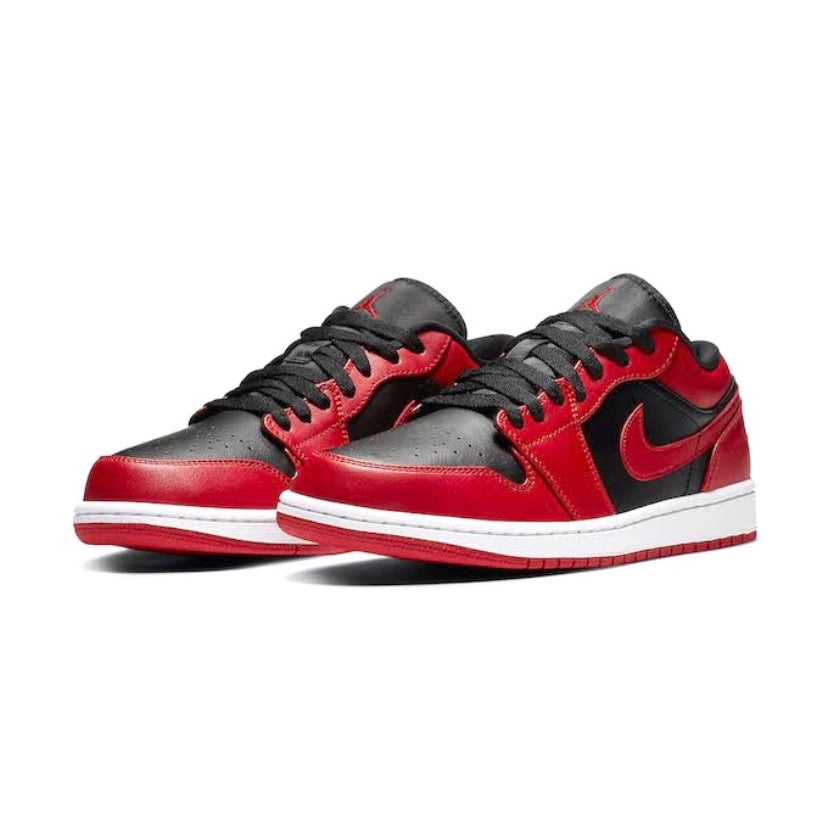 Air Jordan 1 Low Reverse Bred - Men's Basketball Shoes for Casual Wear & Street Style | Retro Sneakers for Running, Walking & Everyday Fashion