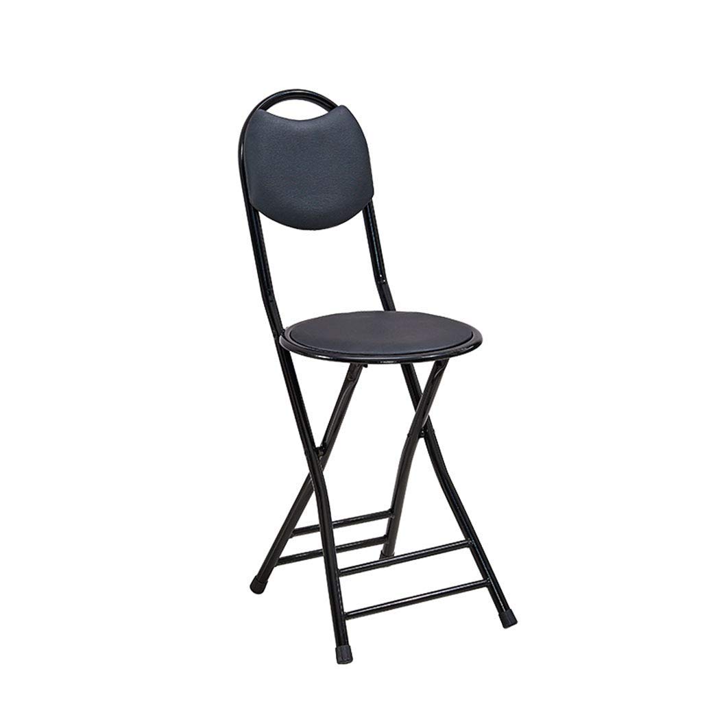 Portable Folding Chair with Armrests - Lightweight Home, Office & Training Chair - Compact Folding Stool for Indoor/Outdoor Use - Perfect for Camping, Picnics & Small Spaces