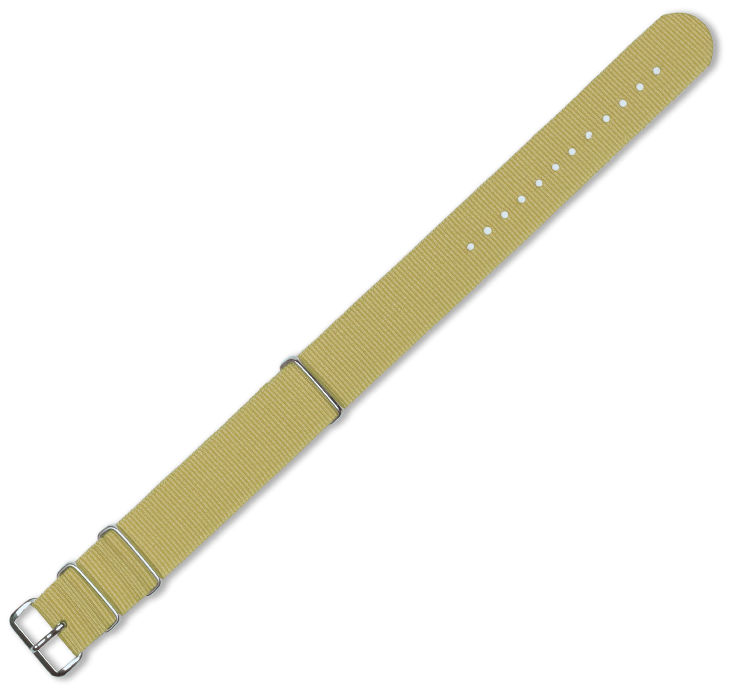 20mm Khaki Nylon Replacement Watch Band - Durable Adjustable Watch Strap for Men & Women - Water-Resistant Comfortable Watchband Fits Most Watches - Perfect for Outdoor Sports, Hiking, Running, Travel, Gym & Office Wear - Great Gift for Watch Lovers - Ideal for Casual, Business & Fitness Activities - Best for Active Lifestyles & Adventure Enthusiasts - Use for Workouts, Travel, Daily Wear & Special Occasions