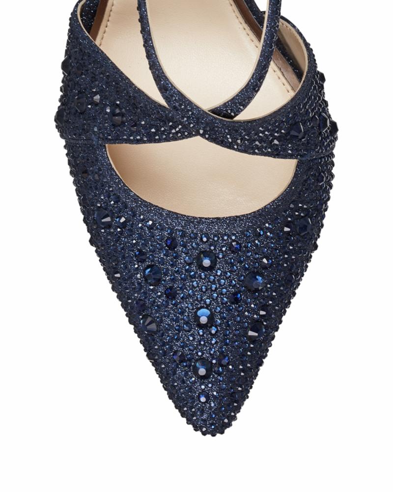 Jessica Simpson Women's Accile Blue M Dress - Elegant Casual & Party Wear for Women | Perfect for Office, Date Night & Special Occasions