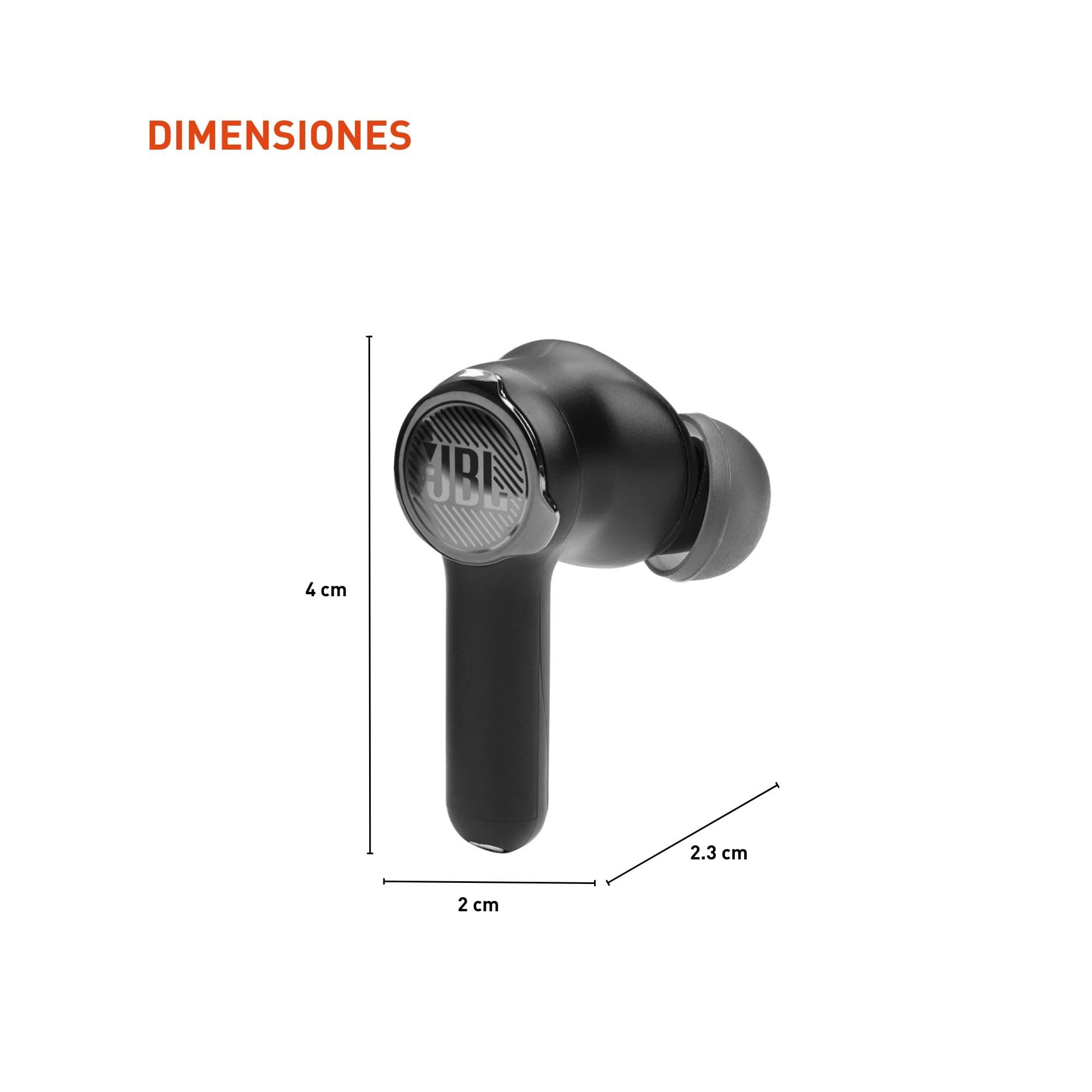JBL Quantum TWS True Wireless Noise Cancelling Gaming Earbuds - Bluetooth 5.0, Fast Pair Dual Source, 6 Beamforming Mics, IPX4 Water Resistant, 8H Playtime + 16H Case (Black) | Perfect for PC Gaming, Mobile Gaming & Work Calls