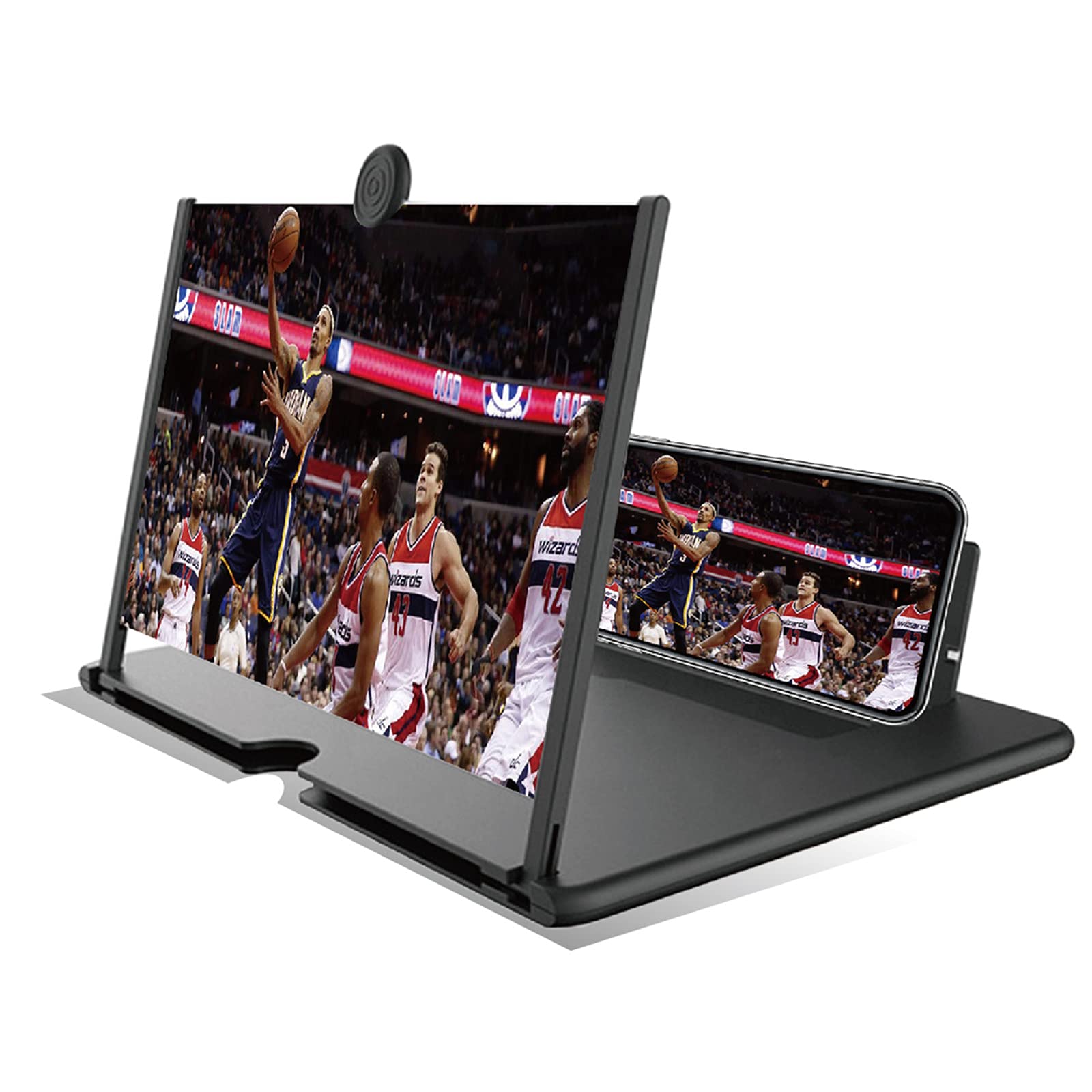 18 Inch 3D HD Screen Magnifier for Smartphones - Portable Phone Screen Amplifier for Movies, Videos & Gaming - Universal Fit for All Phones - Perfect for Home Entertainment & Travel Use