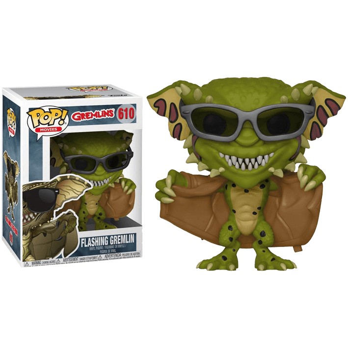 Gremlins Flashing Gremlin Funko Pop! Vinyl Figure #610 - Collectible Movie Merchandise for Gremlins Fans, Perfect for Display, Gifts, and Pop Culture Collections
