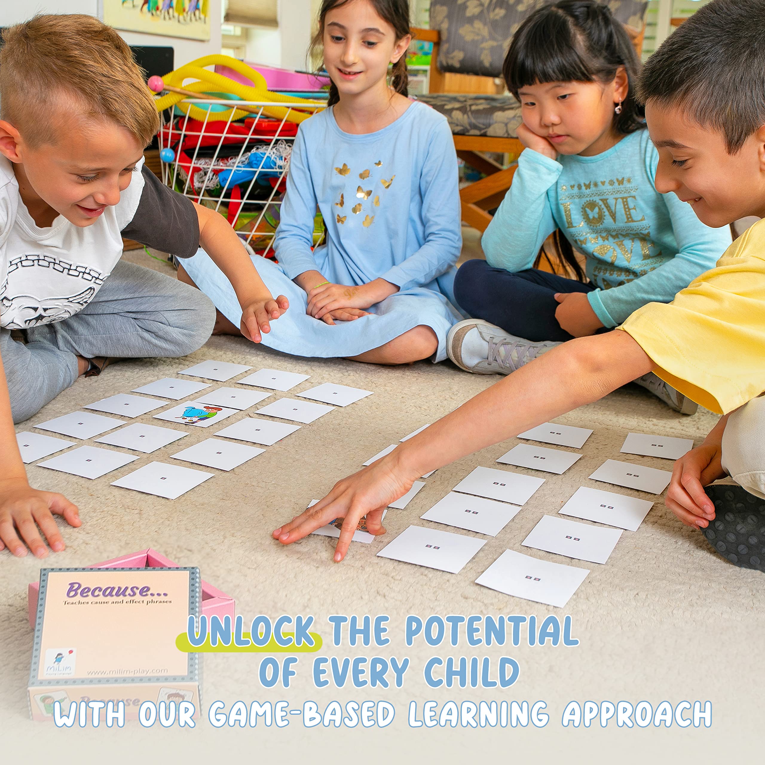 Milim Speech Therapy Toys for Toddlers Age 2+ | Autism Learning Tools with Flash Cards & Sentence Building Games | Speech Therapy Book & Activity Cards | Educational Game Kit (3-Piece Set) for Early Childhood Development & Special Needs Therapy