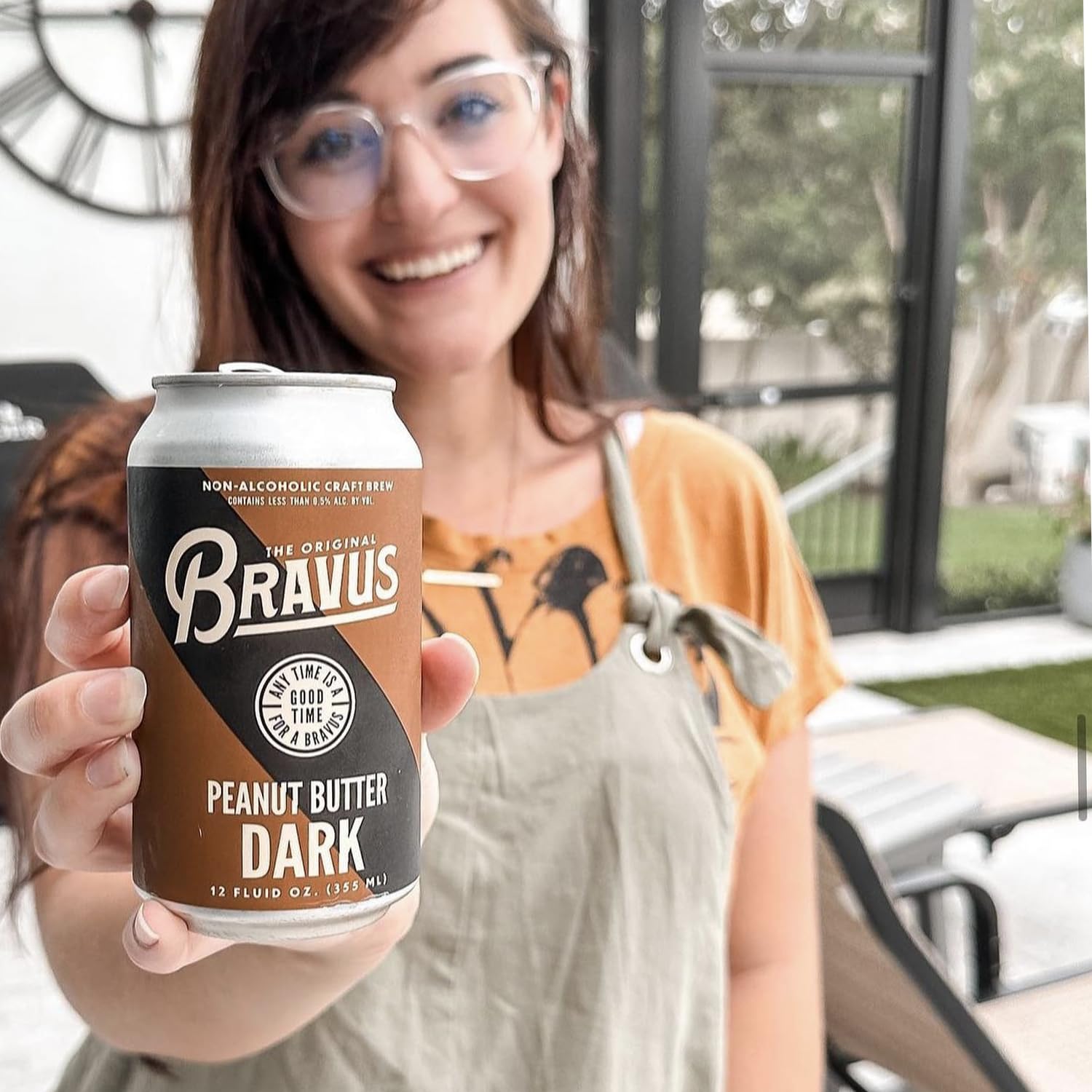 Bravus Non-Alcoholic Craft Beer Sampler Pack - 12 Cans (12oz) | Oatmeal Stout, Peanut Butter Stout, Coconut Porter | Dark Beer Variety for Parties, Gifts & Sober Lifestyle