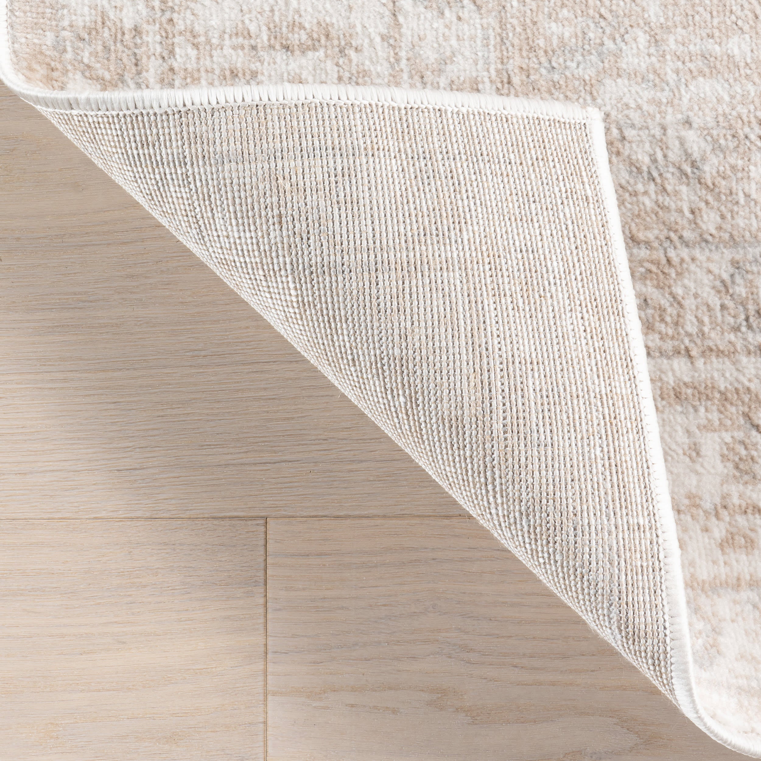 Elisabeth Medallion Rug - Beige Oriental Area Carpet for Living Room, Bedroom & Home Decor