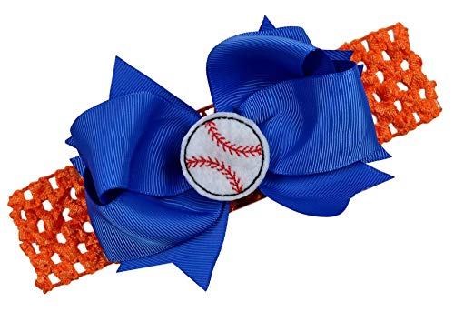 Orange Band / Royal Blue Bow