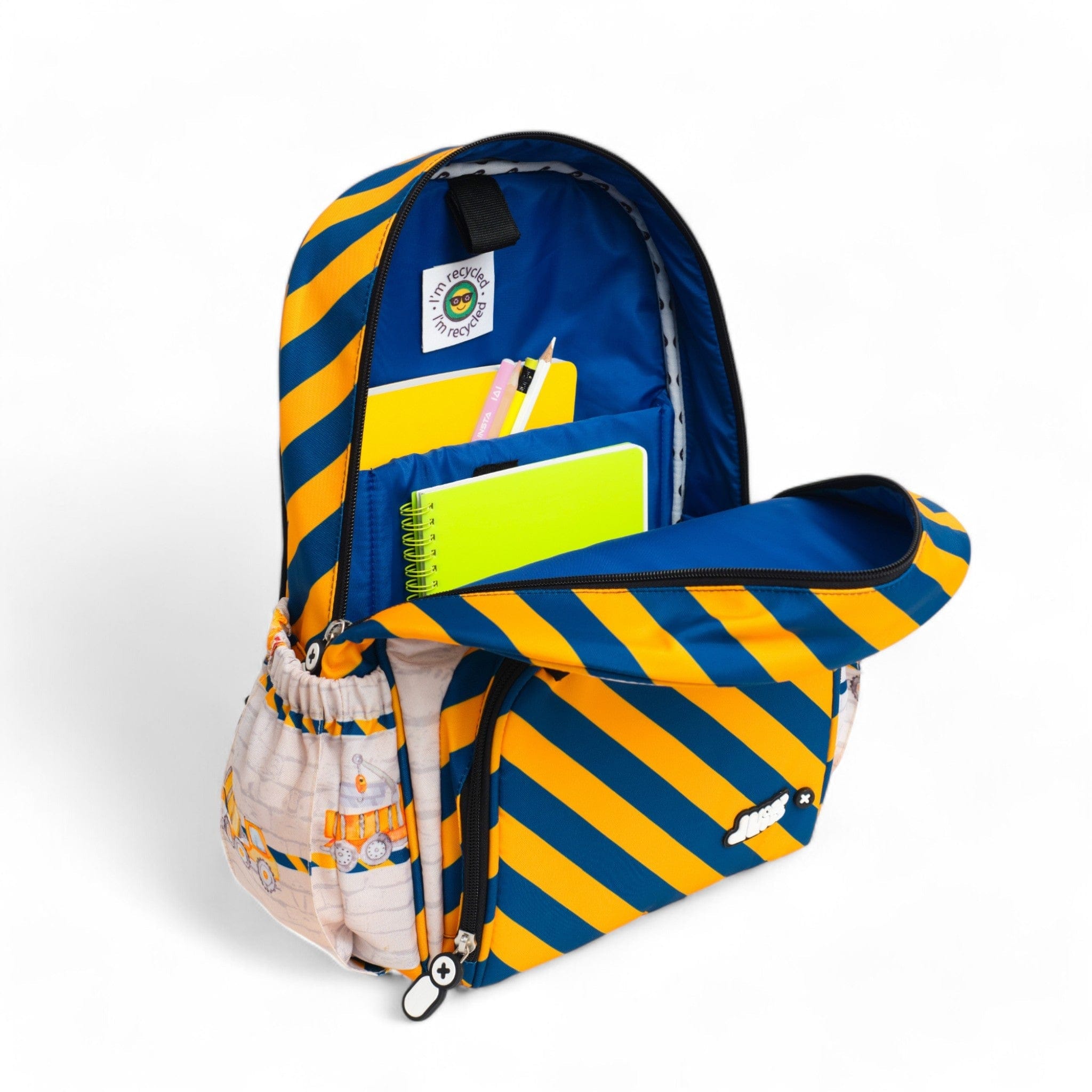 Heavy Duty Construction Backpack Set - Durable Work Backpack with Multiple Pockets for Tools & Gear - Perfect for Job Sites, Camping & Outdoor Adventures