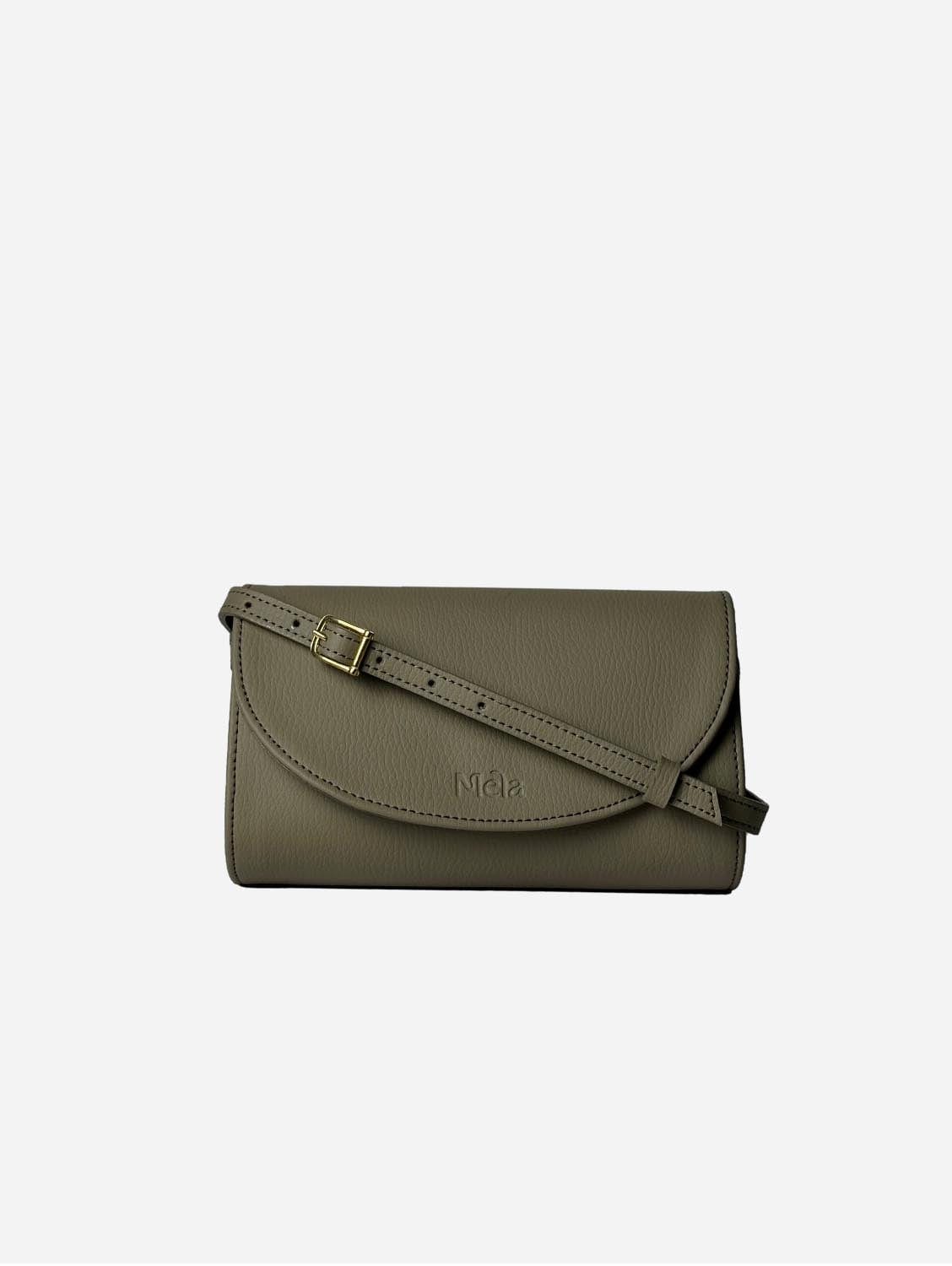 Marlee Apple Leather Vegan Crossbody Bag for Women | Eco-Friendly Pistachio Green Purse | Perfect for Work, Travel, and Everyday Use