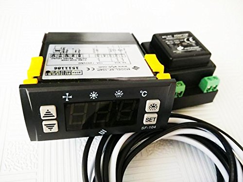 MXBAOHENG Digital Thermostat Controller 110V - Precise Temperature Regulator for Fan, Defrost & Heating Wire - Ideal for Home Brewing, Reptile Tanks & HVAC Systems