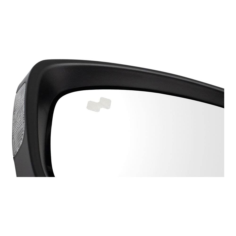 TRQ Heated Side Mirror Set with Blind Spot Indicator - Compatible with 2013-2015 Mazda CX-5 (Driver & Passenger Side) - MA1320226 & MA1321226 - Enhanced Visibility & Safety for Winter Driving & Highway Commutes