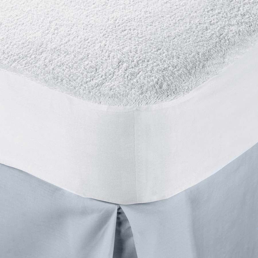Hypoallergenic Waterproof Cotton Mattress Protector - Fitted Bed Sheet for Allergy Relief & Bedwetting Protection | Ideal for Kids, Adults & Sensitive Skin