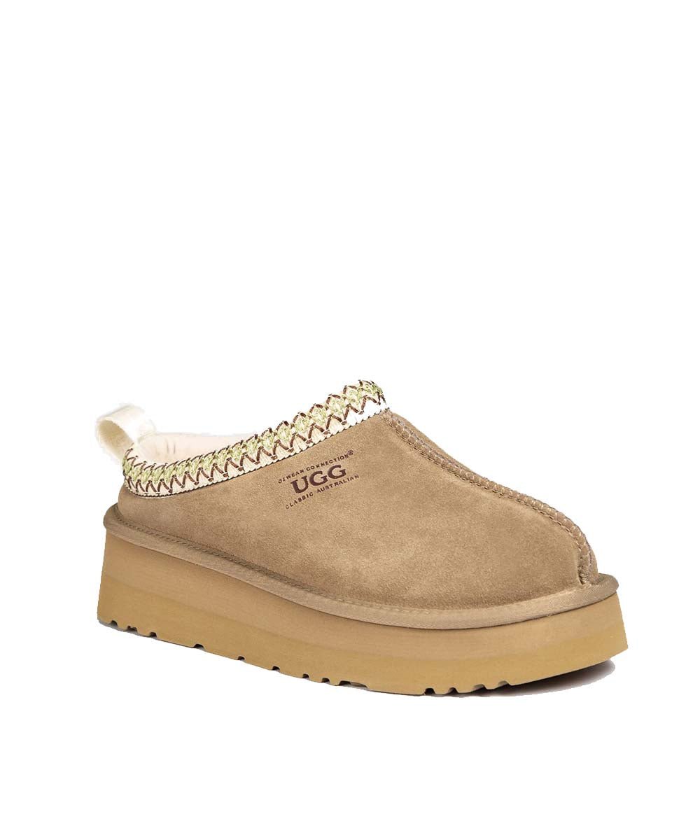 Women's UGG Tassy Platform Boots - Pastel Color Suede Winter Boots for Women | Cozy & Stylish for Cold Weather, Snow Days & Casual Outfits